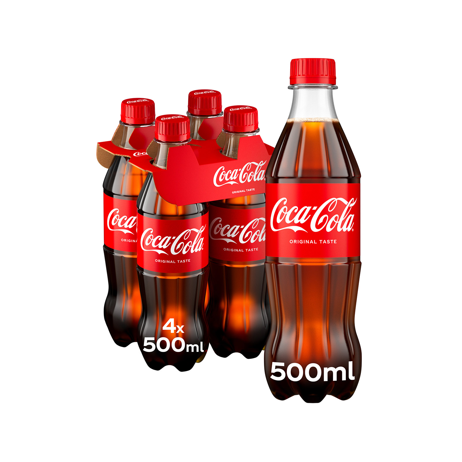 Coca Cola αναψυκτικό 4x500ml εικόνα 1