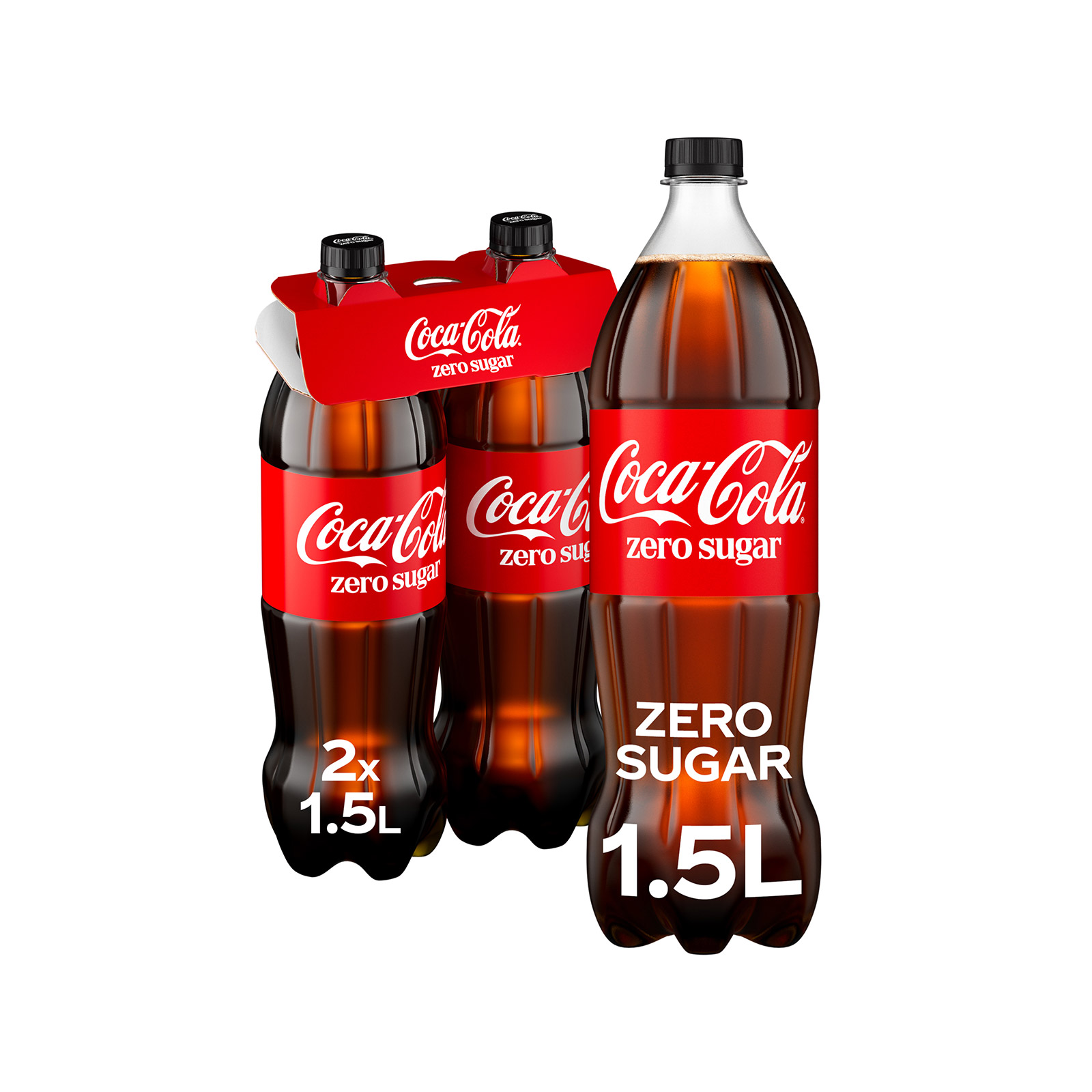 Coca Cola Zero αναψυκτικό 2x1.5lt εικόνα 1