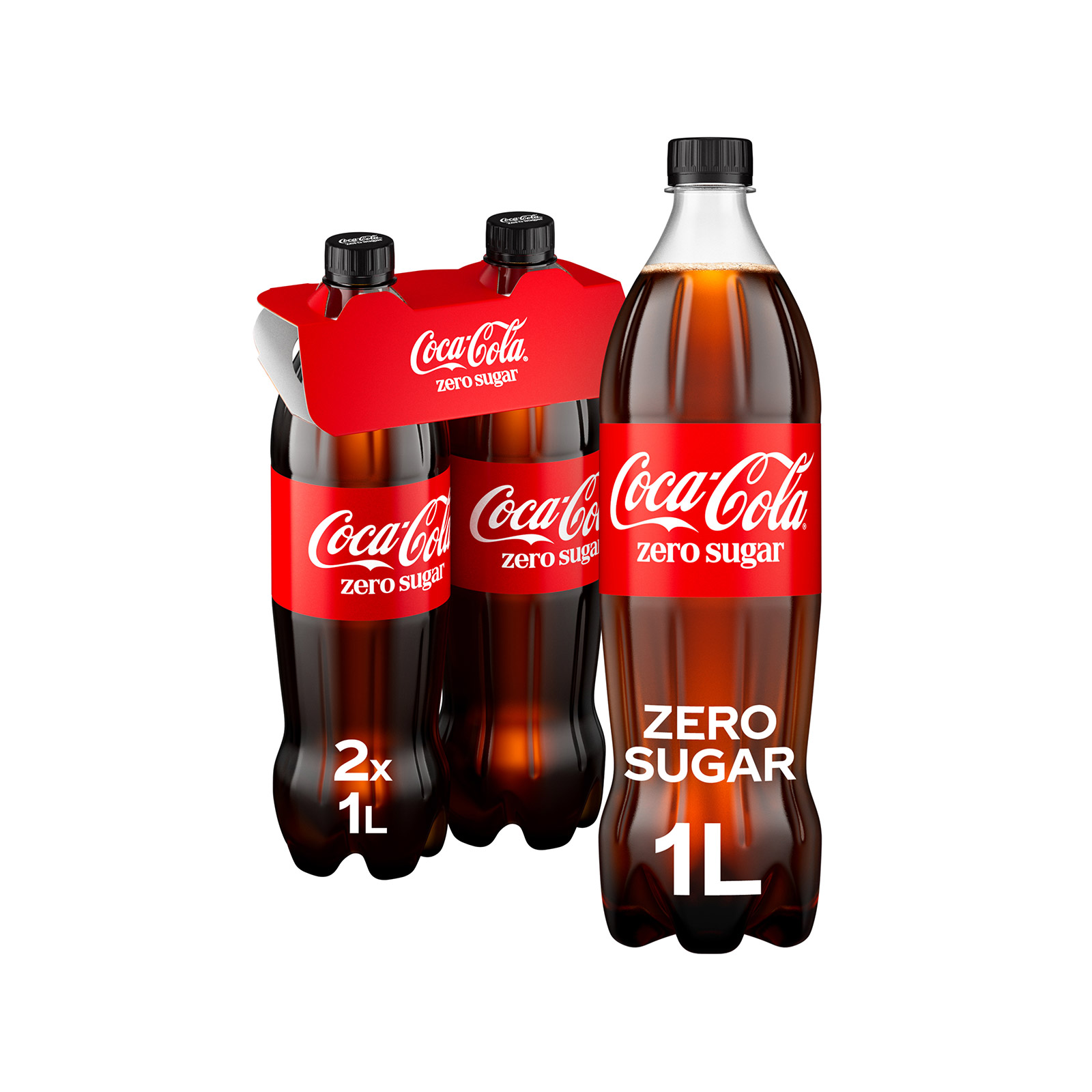 Coca Cola Zero αναψυκτικό 2x1kg εικόνα 1