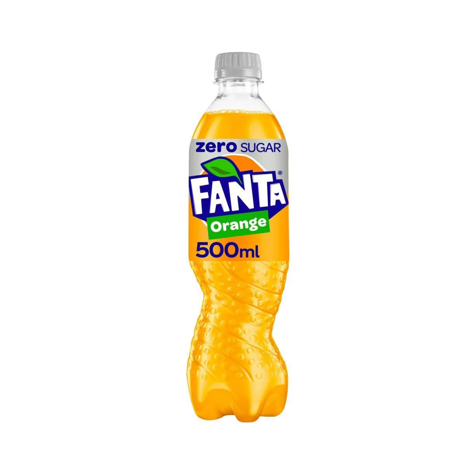 Fanta Zero αναψυκτικό πορτοκαλάδα με χυμό πορτοκαλιού 500ml εικόνα 1