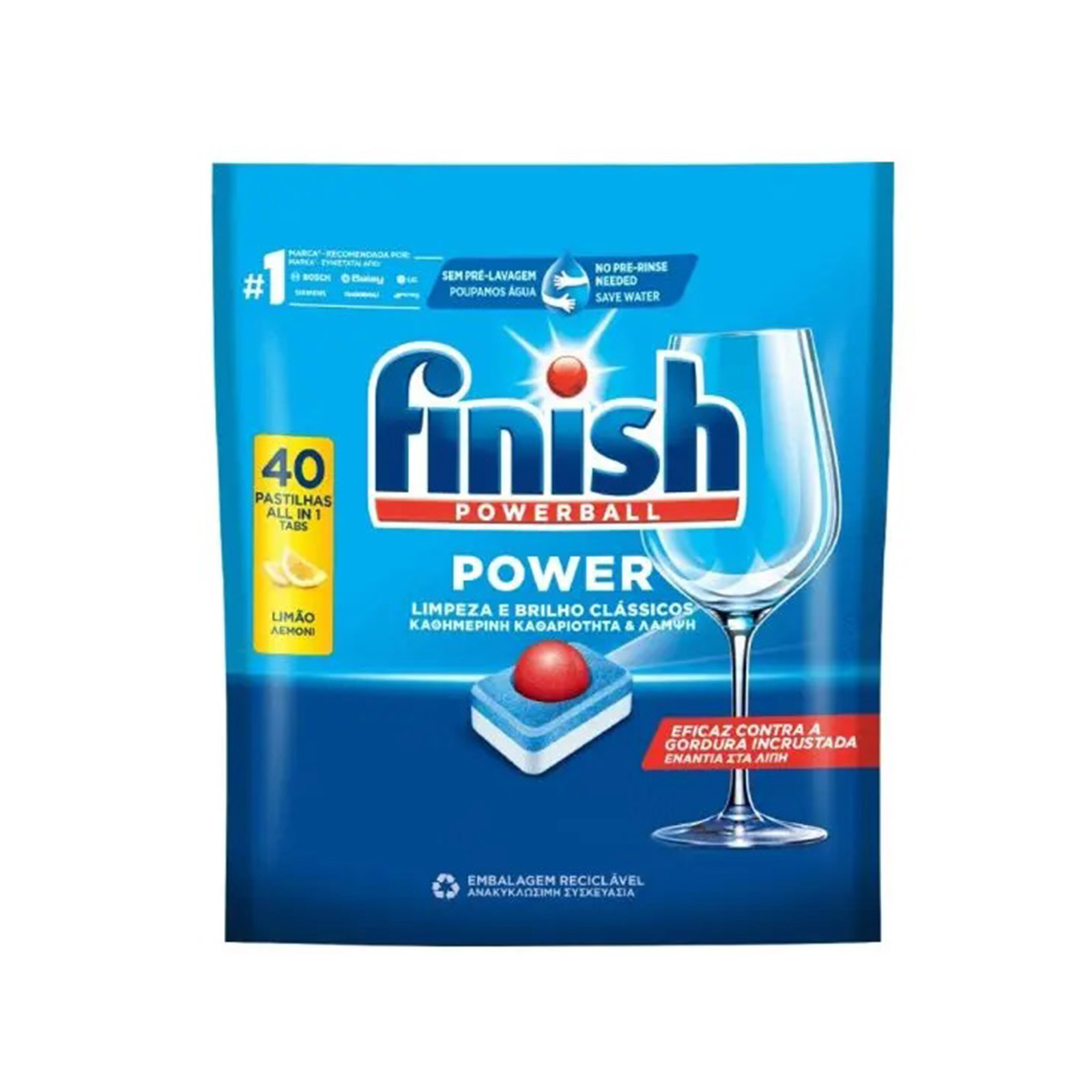 Finish Max dishwasher detergent capsules 40pcs image 1