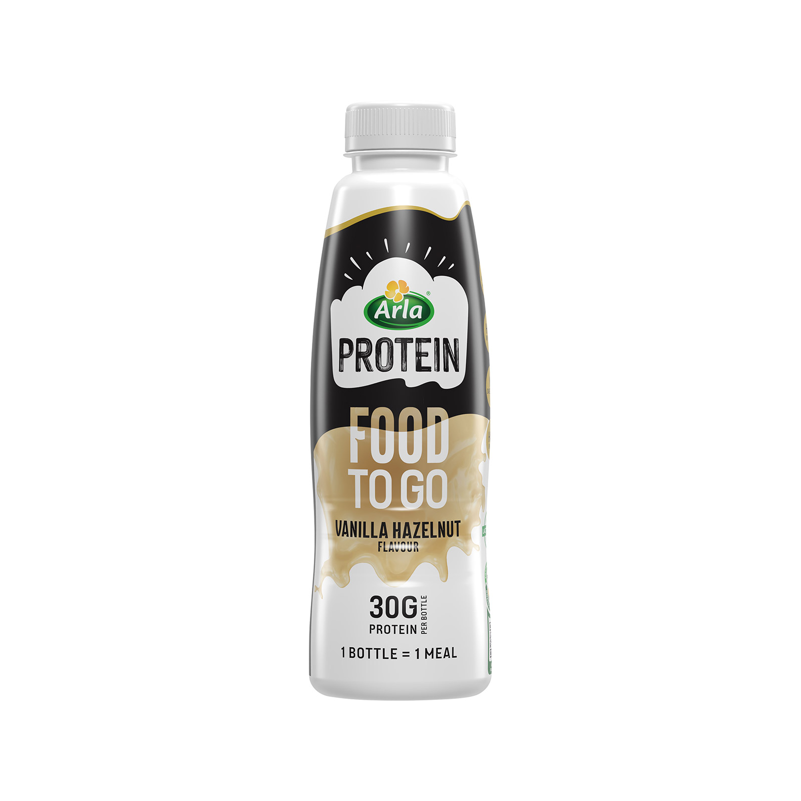 Arla Protein food to go ρόφημα πρωτεΐνης vanilla hazelnut 500ml εικόνα 1
