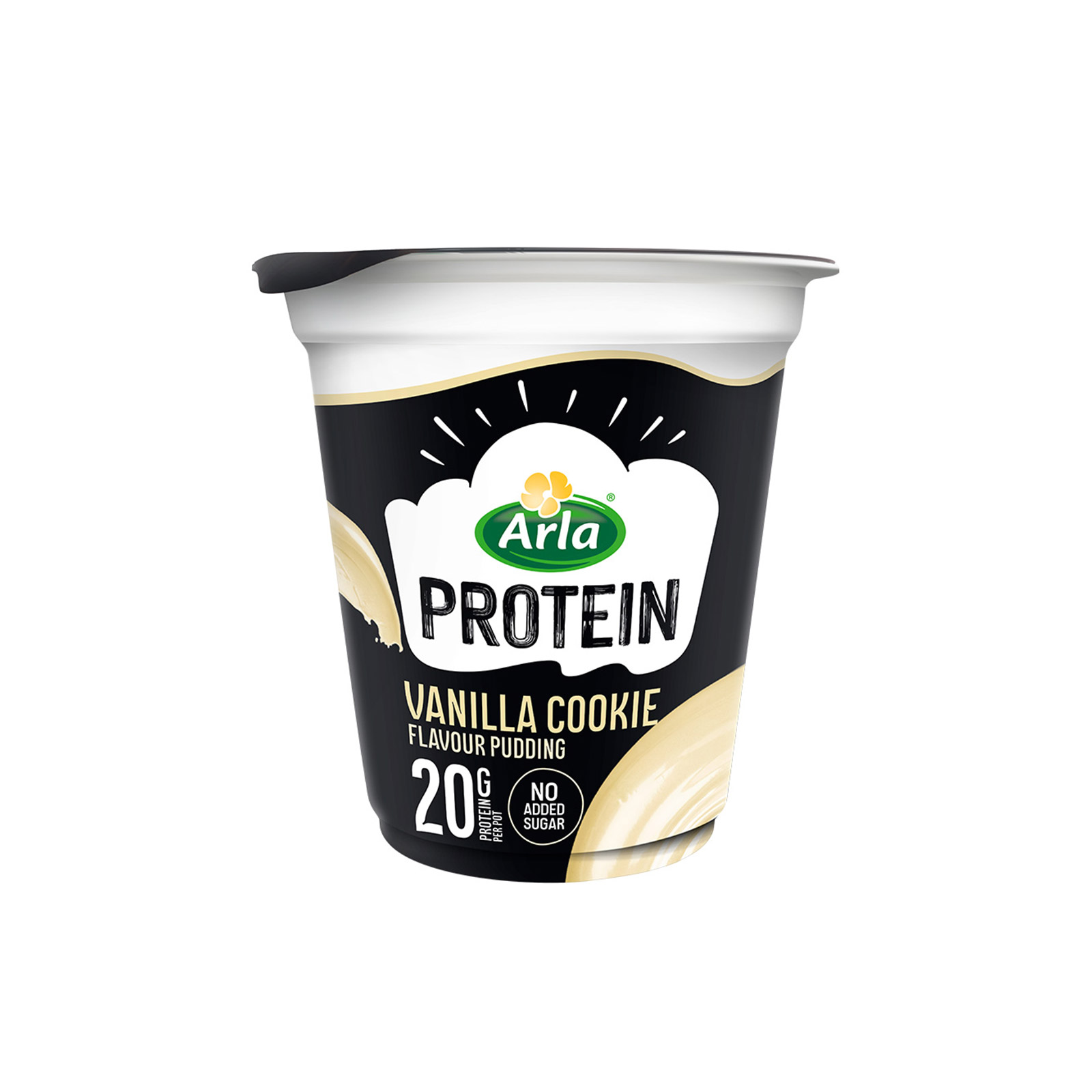 Arla Protein επιδόρπιο γάλακτος πουτίγκα vanilla cookie 200g εικόνα 1