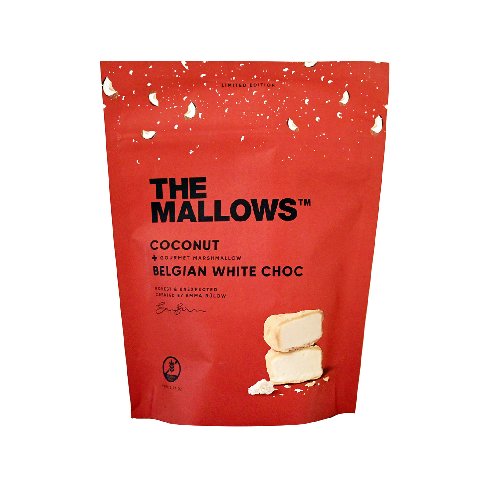 The Mallows χειροποίητα dragee μαρσμέλοου coconut - belgian white choc 90g εικόνα 1