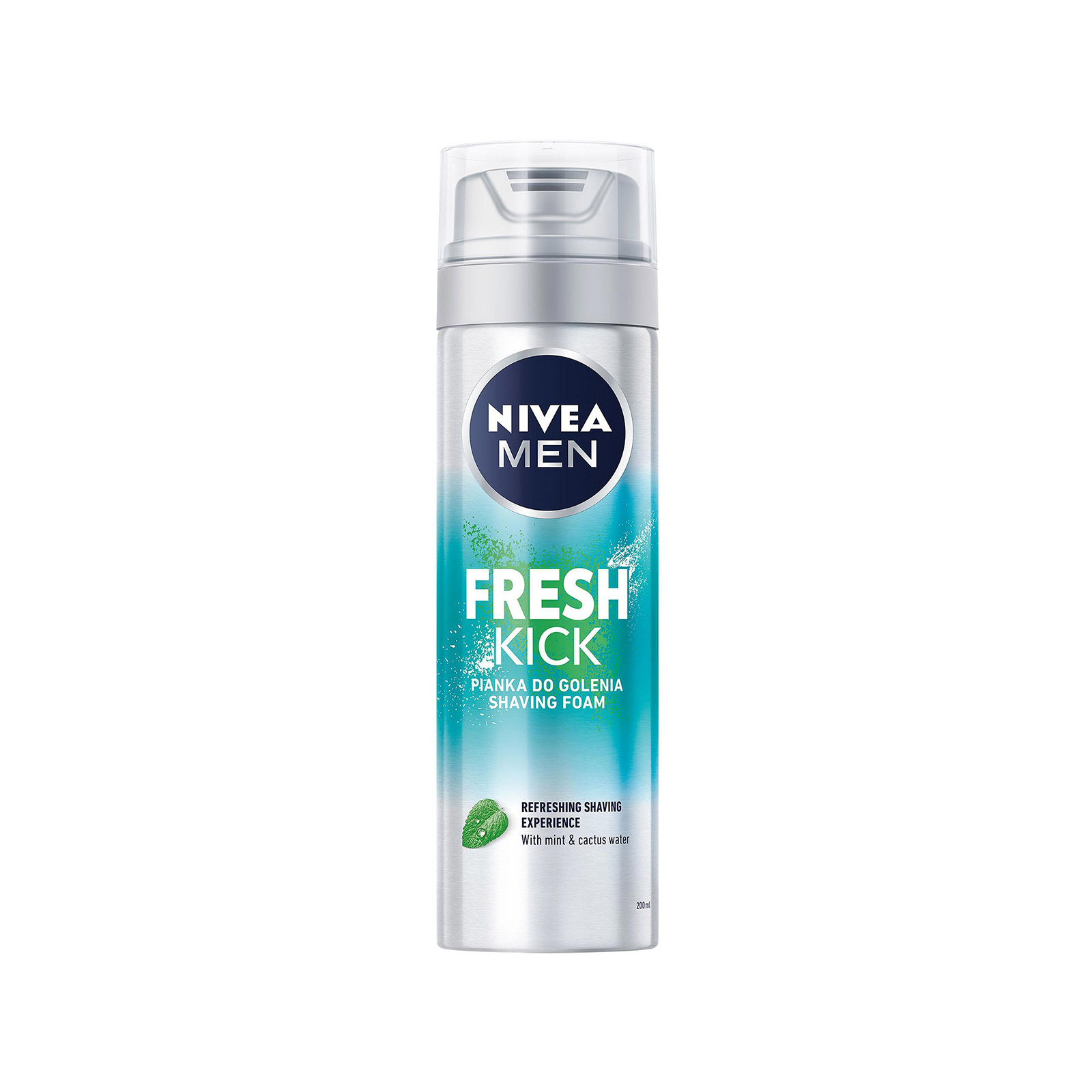 Nivea Men / fresh kick αφρός ξυρίσματος 200ml εικόνα 1