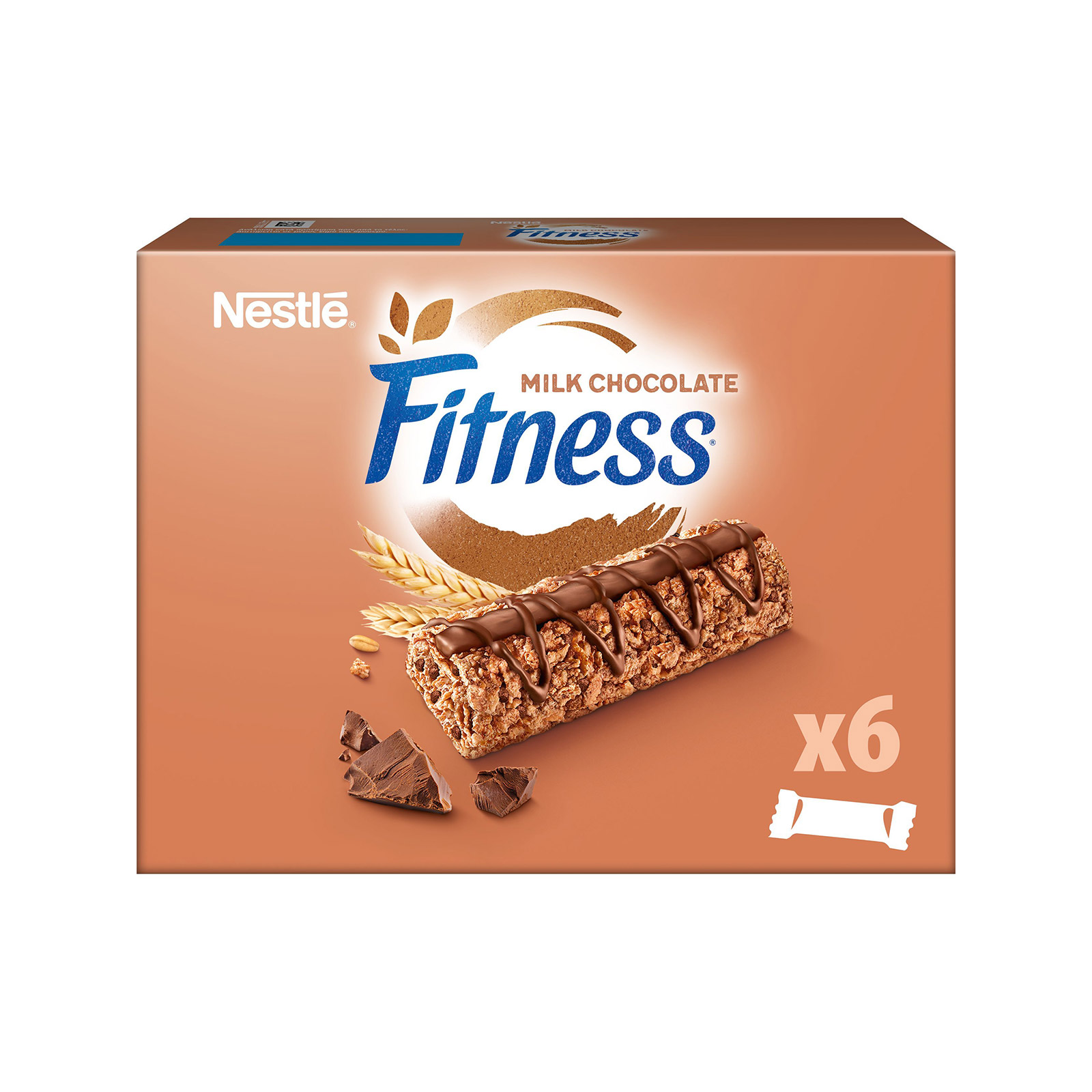 Fitness Delice μπάρα δημητριακών ολικής άλεσης σοκολάτα γάλακτος 6x22.5g εικόνα 1