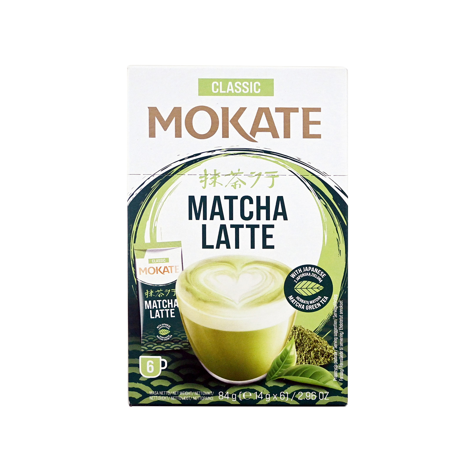 Mokate Matcha latte classic ρόφημα σε σκόνη 6x14g εικόνα 1