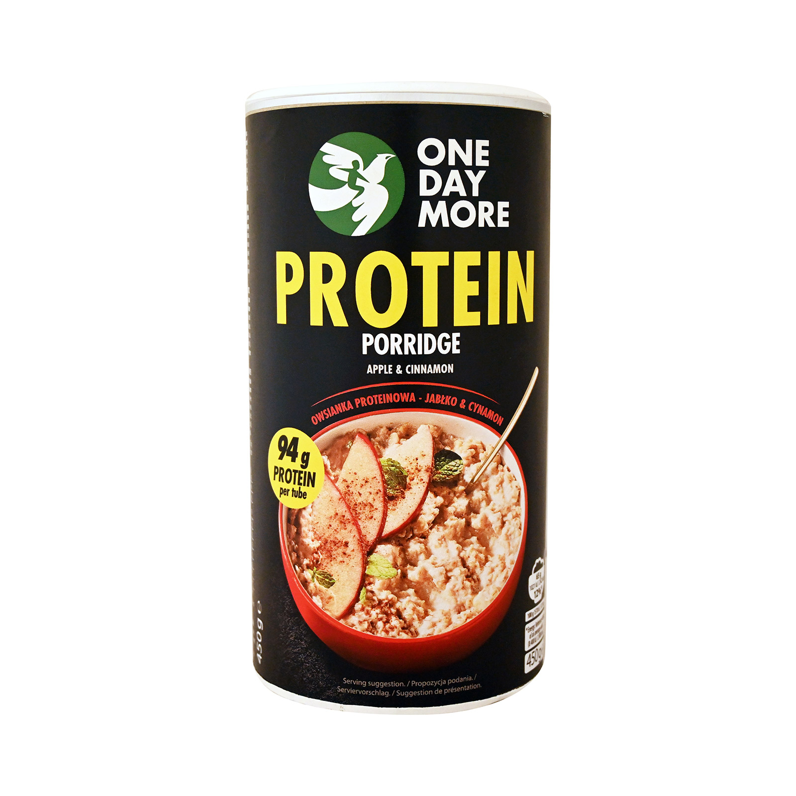 One day more Protein porridge apple & cinnamon 450g image 1