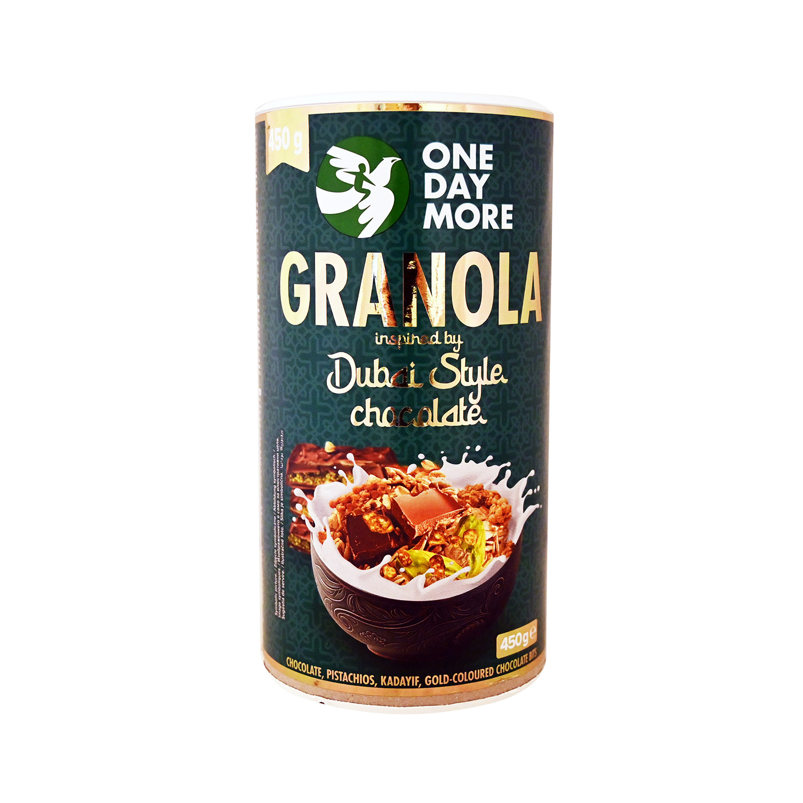 One day more granola cereals dubai style chocolate 450g image 1