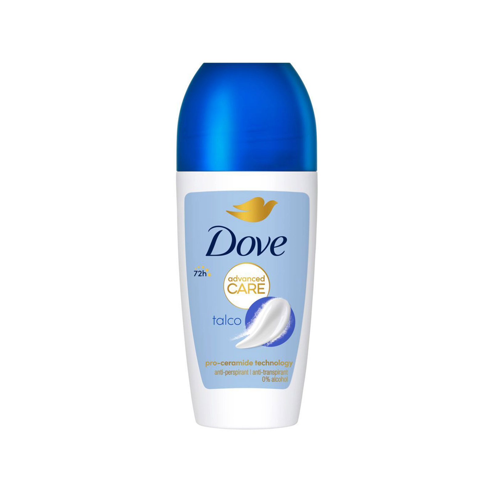 Dove αποσμητικό roll on talco 50ml εικόνα 1