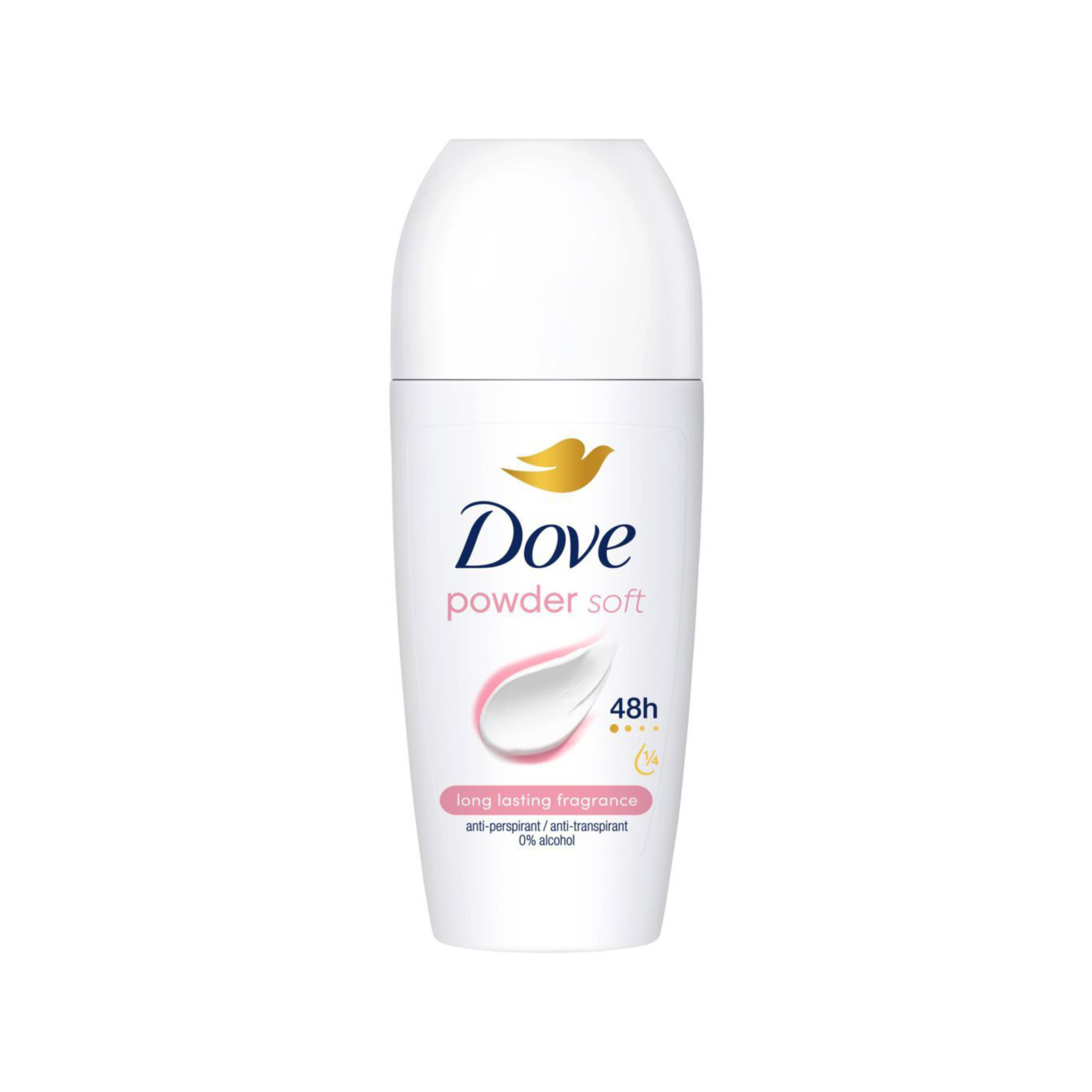 Dove αποσμητικό roll on talc soft 50ml εικόνα 1