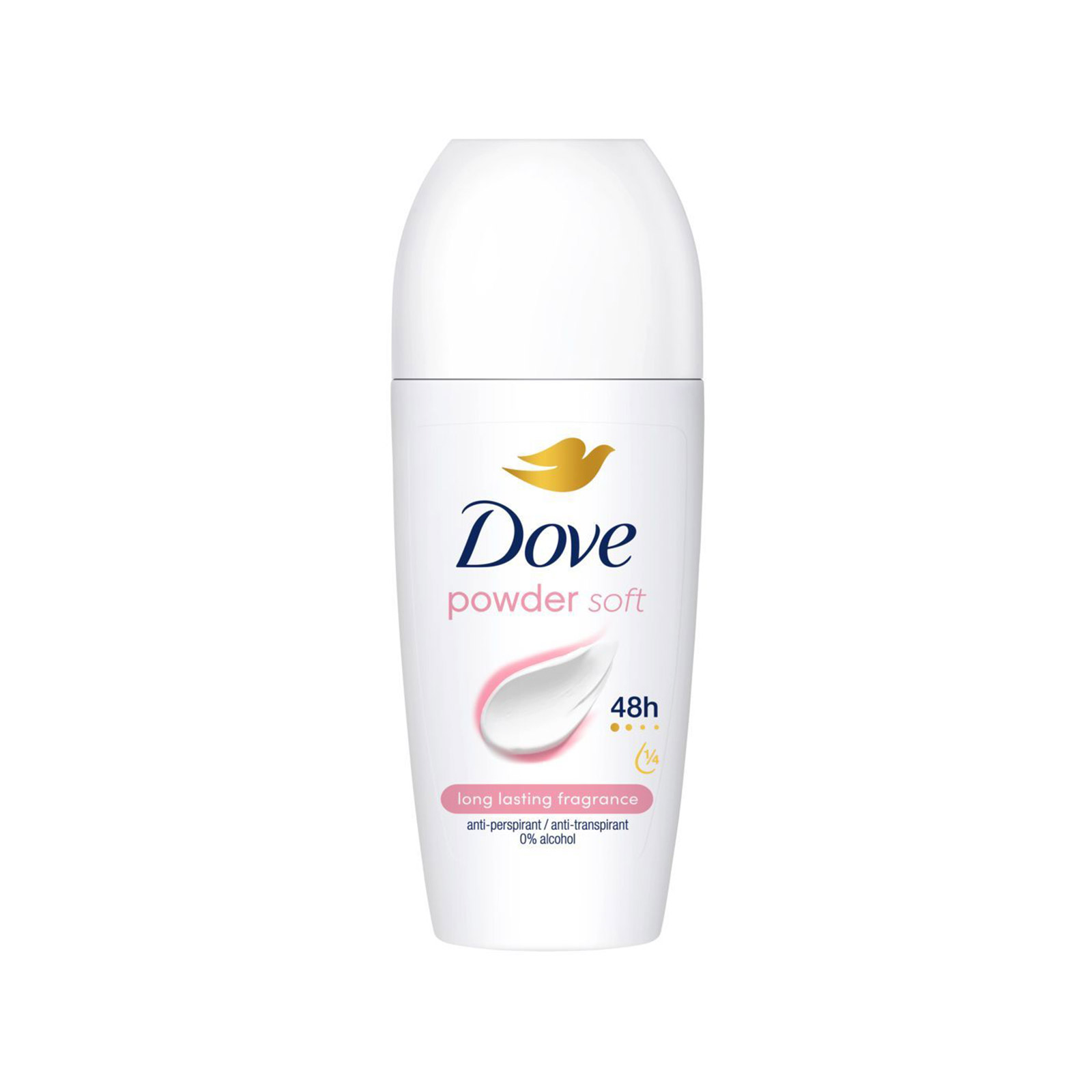 Dove deodorant roll on talc soft 50ml image 1