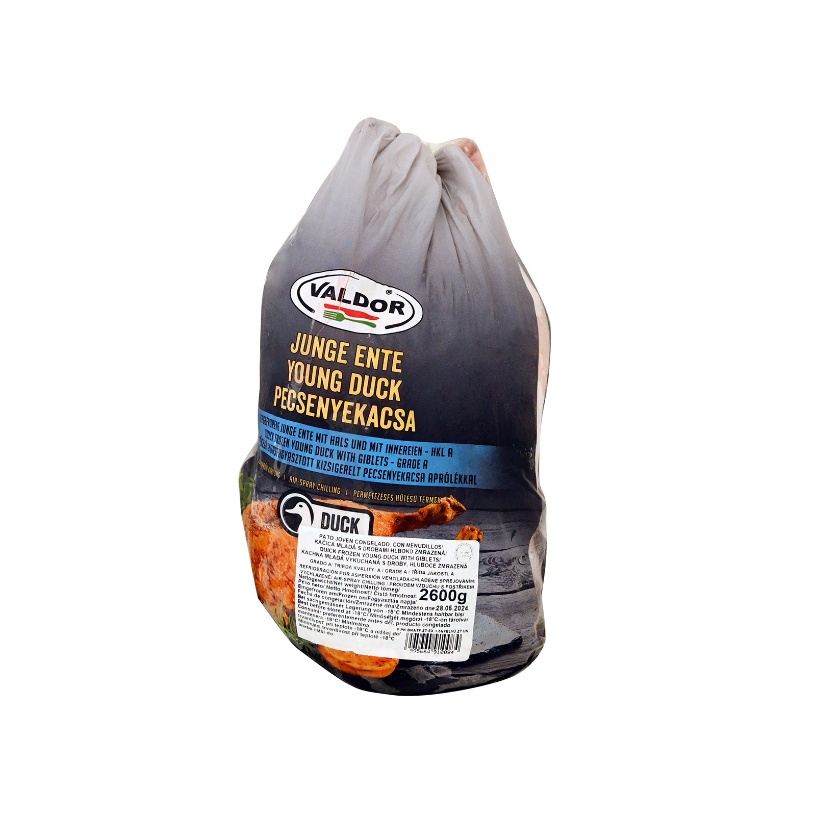 Valdor frozen duck with giblets 2600g image 1