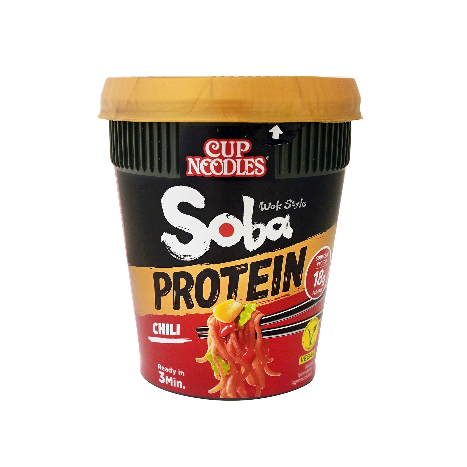 Nissin Soba Protein νουντλς στιγμιαία chili 93kg εικόνα 1