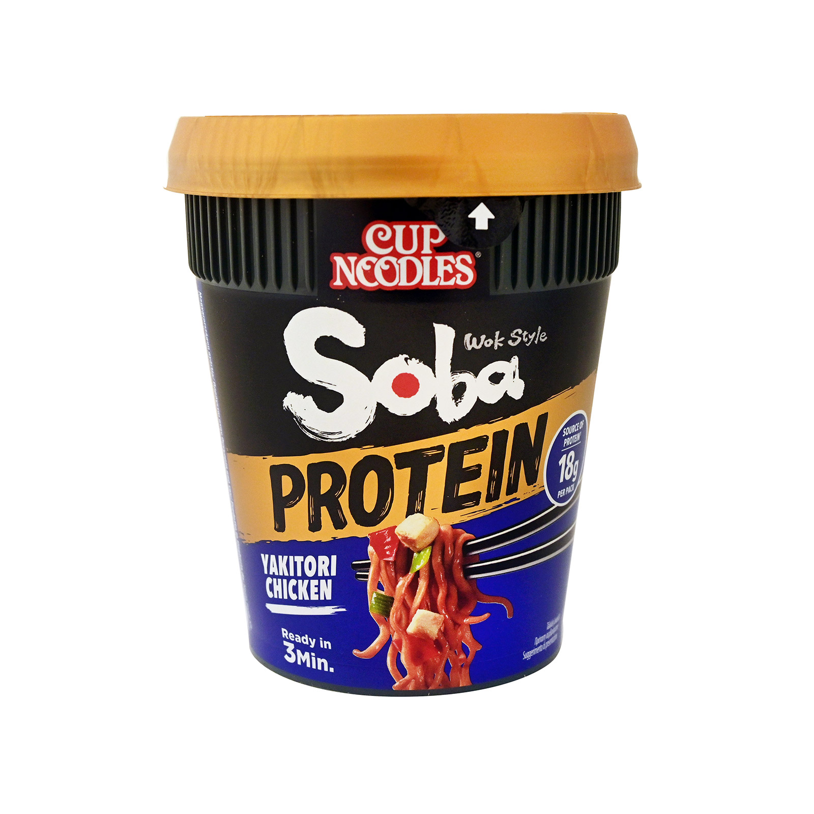 Nissin Soba Protein νουντλς στιγμιαία yakitori chicken 90g εικόνα 1