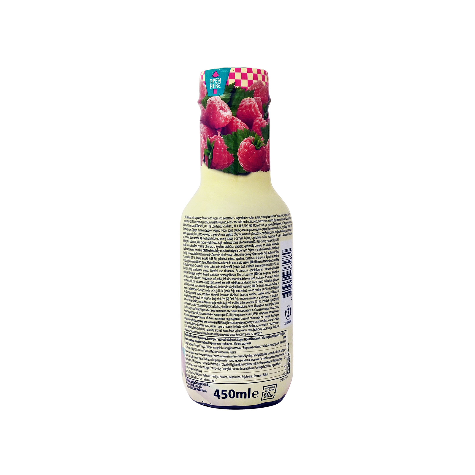 Thanopoulos | Arizona Iced Tea black tea drink Raspberry 450ml