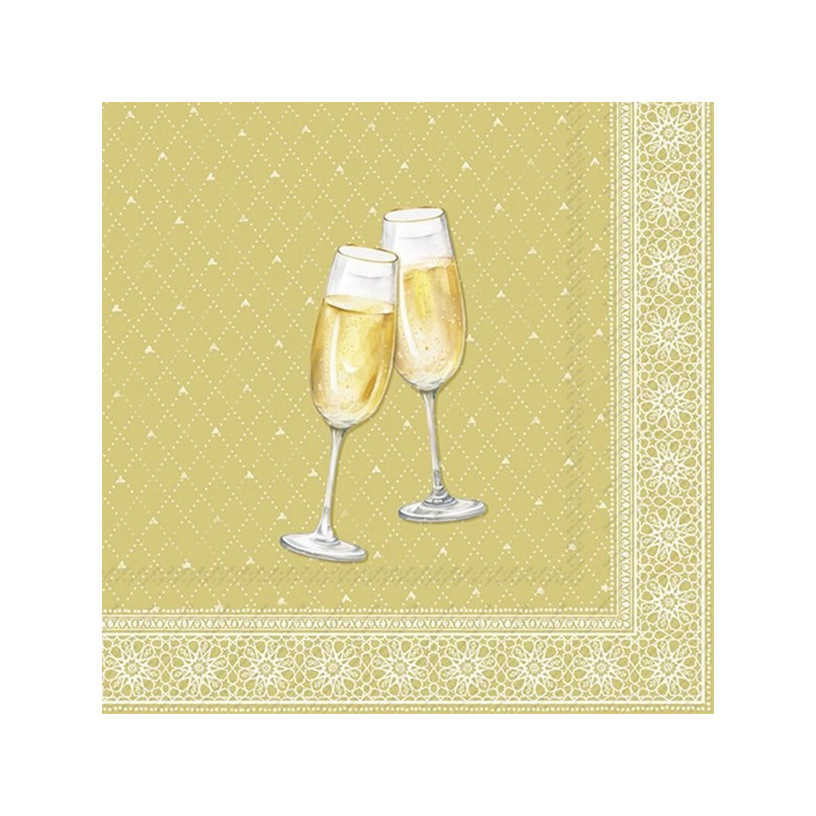 Ihr L1062669 χαρτοπετσέτες μεσαίες golden 33 χ 33 εκ, - 20 τεμάχια 115g εικόνα 1