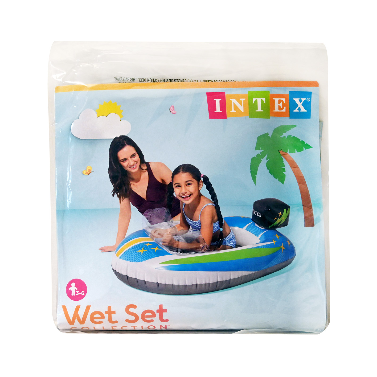 Intex Pool Cruiser No. 59380 beach toy-boat for kids image 1