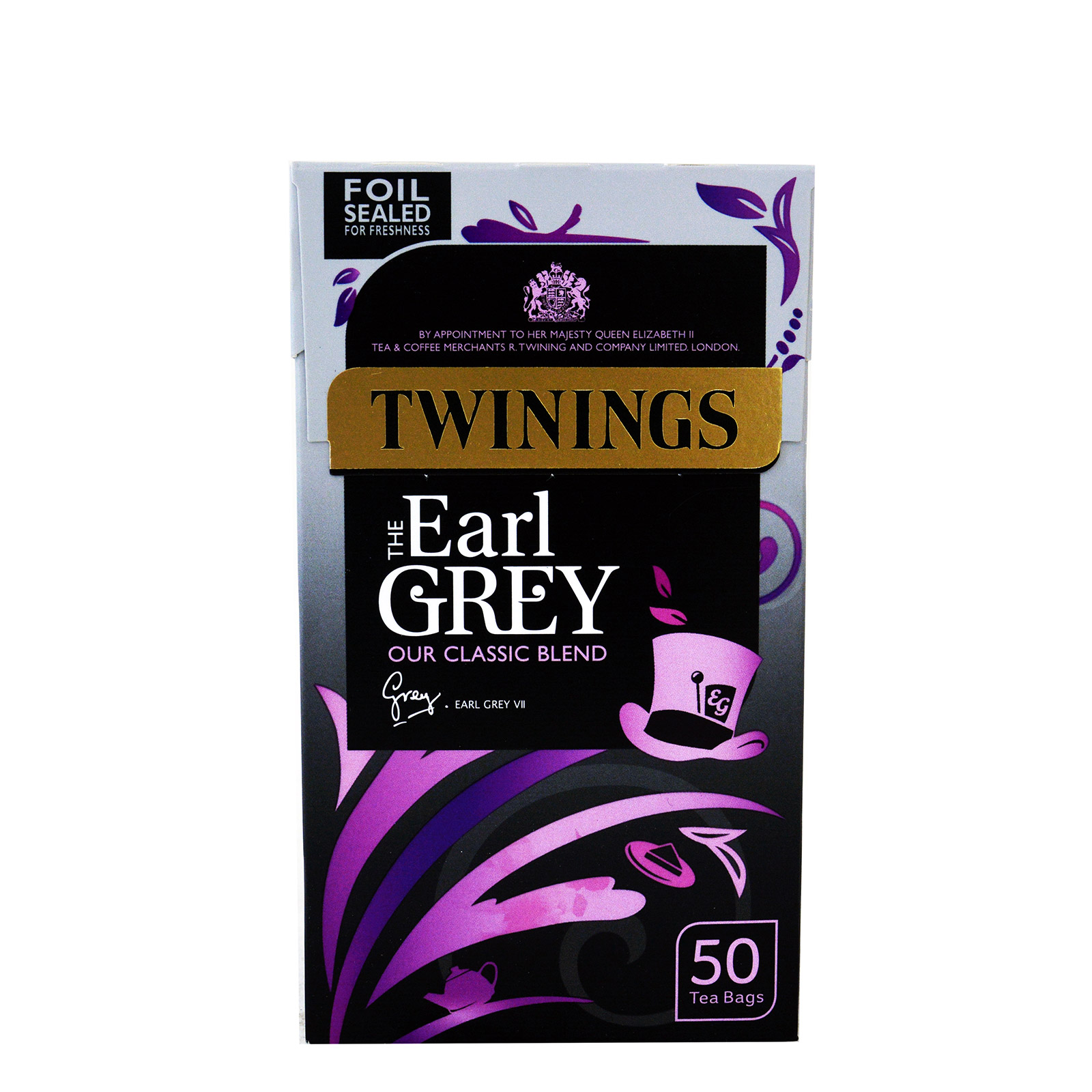 Twinings Earl Grey tea Our Classic Blend 50bags image 1