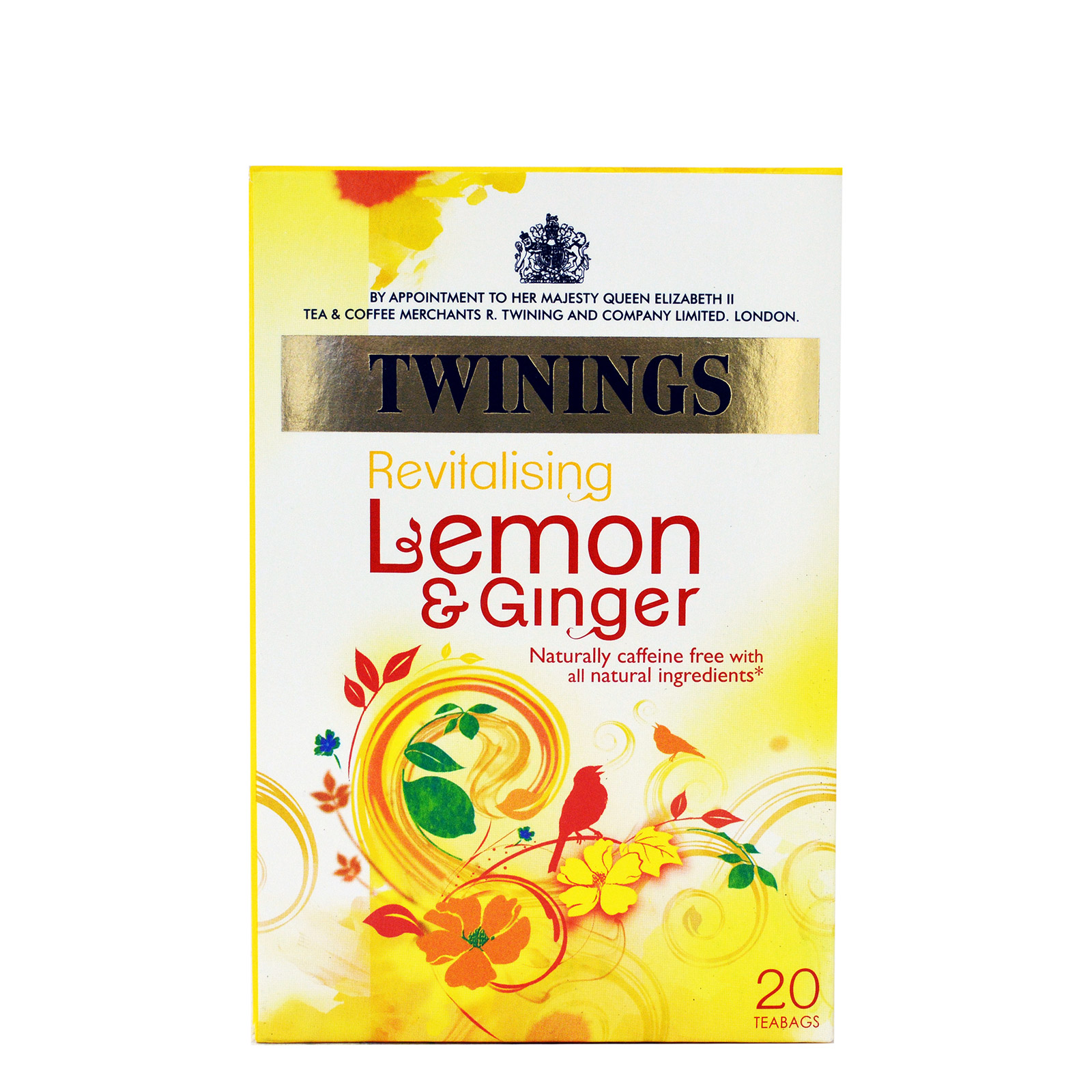 Twinings Revitalising infusion Lemon & Ginger 20bags image 1