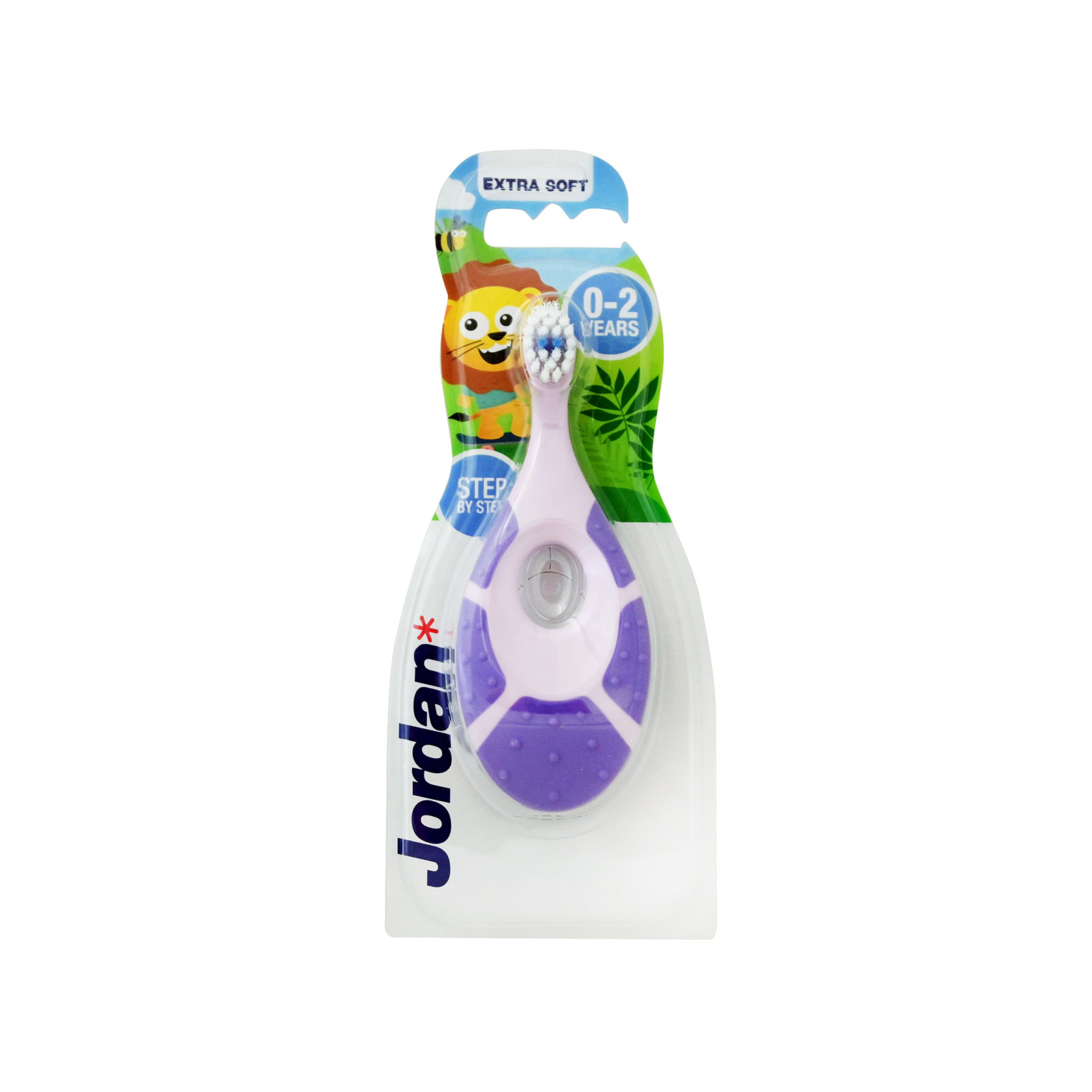 Jordan Step by step οδοντόβουρτσα παιδική extra soft - μωβ από 0 έως 2 ετών εικόνα 1