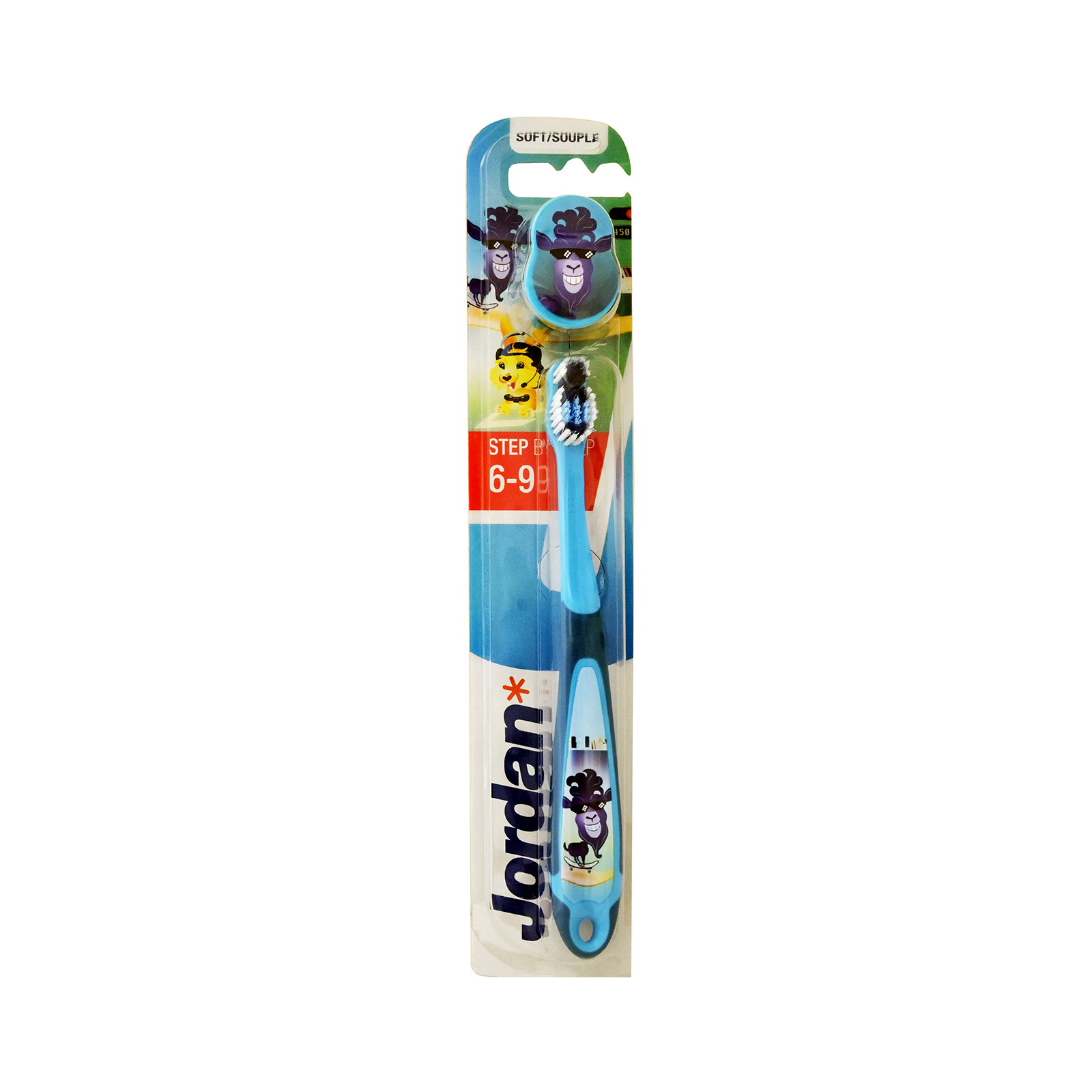 Jordan Step by step οδοντόβουρτσα παιδική soft - γαλάζιο απο 6 εως 9 ετών εικόνα 1