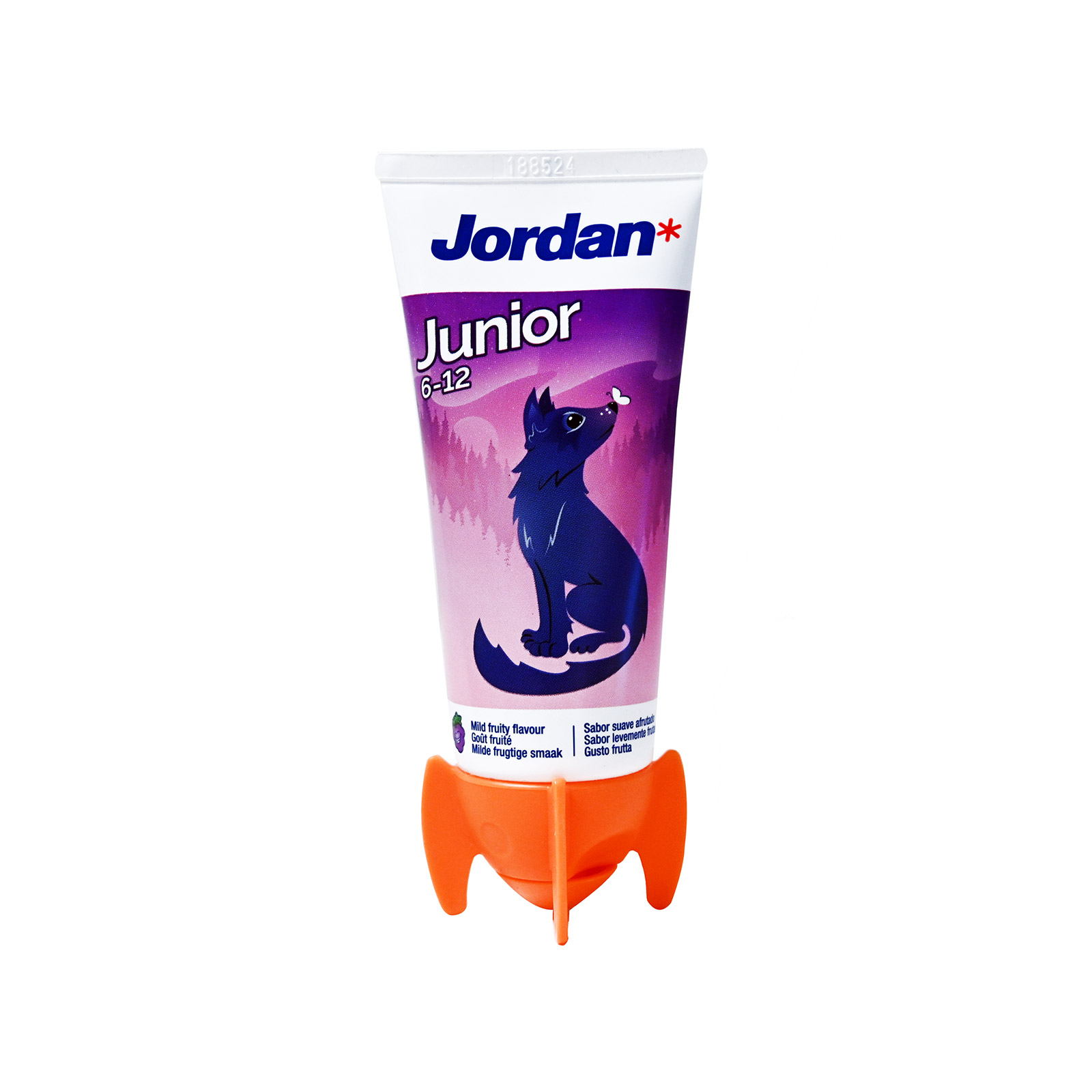 Jordan Junior οδοντόκρεμα παιδική πορτοκαλί 6 έως 12 ετών 50ml εικόνα 1