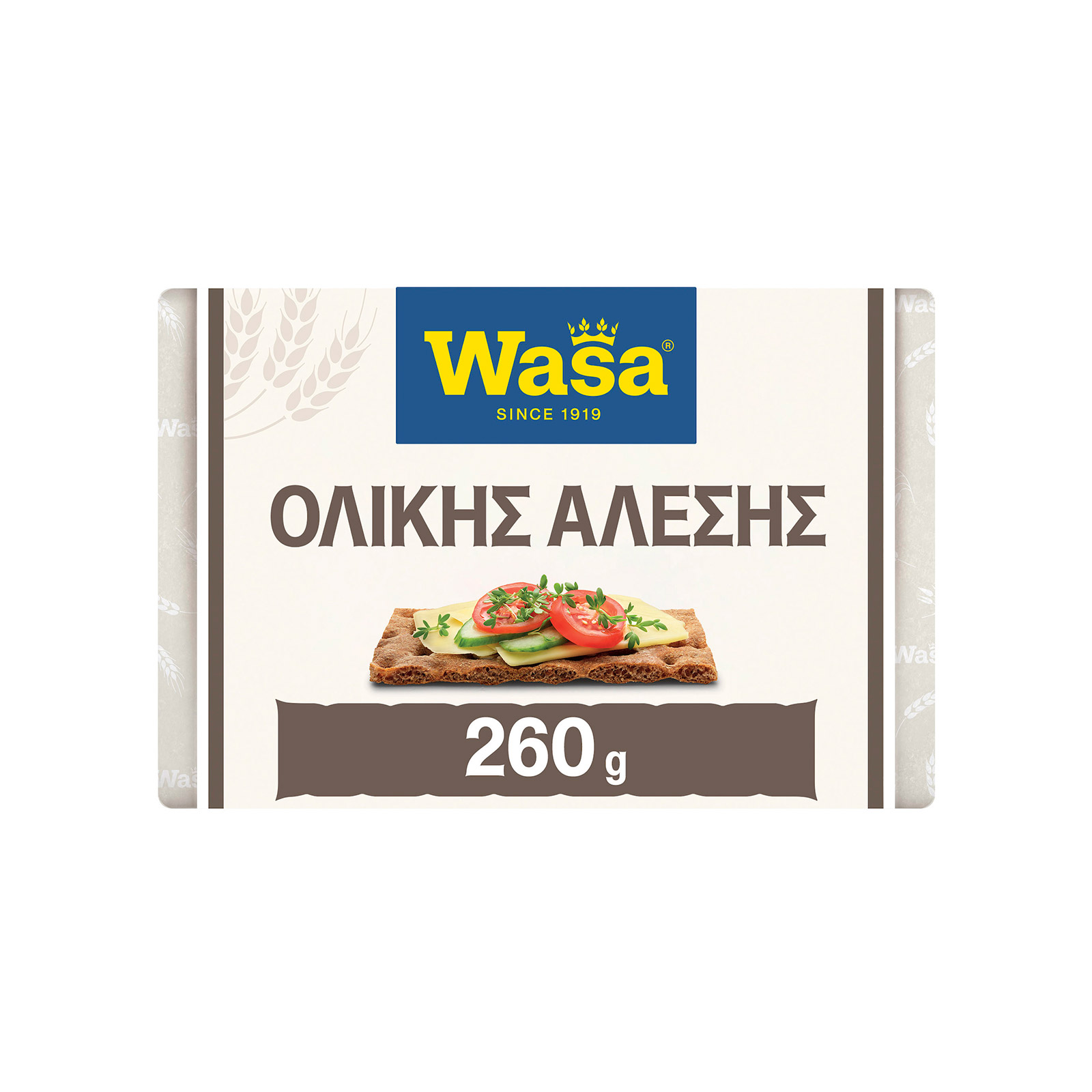 Wasa φρυγανιές ολικής αλέσεως 260g εικόνα 1