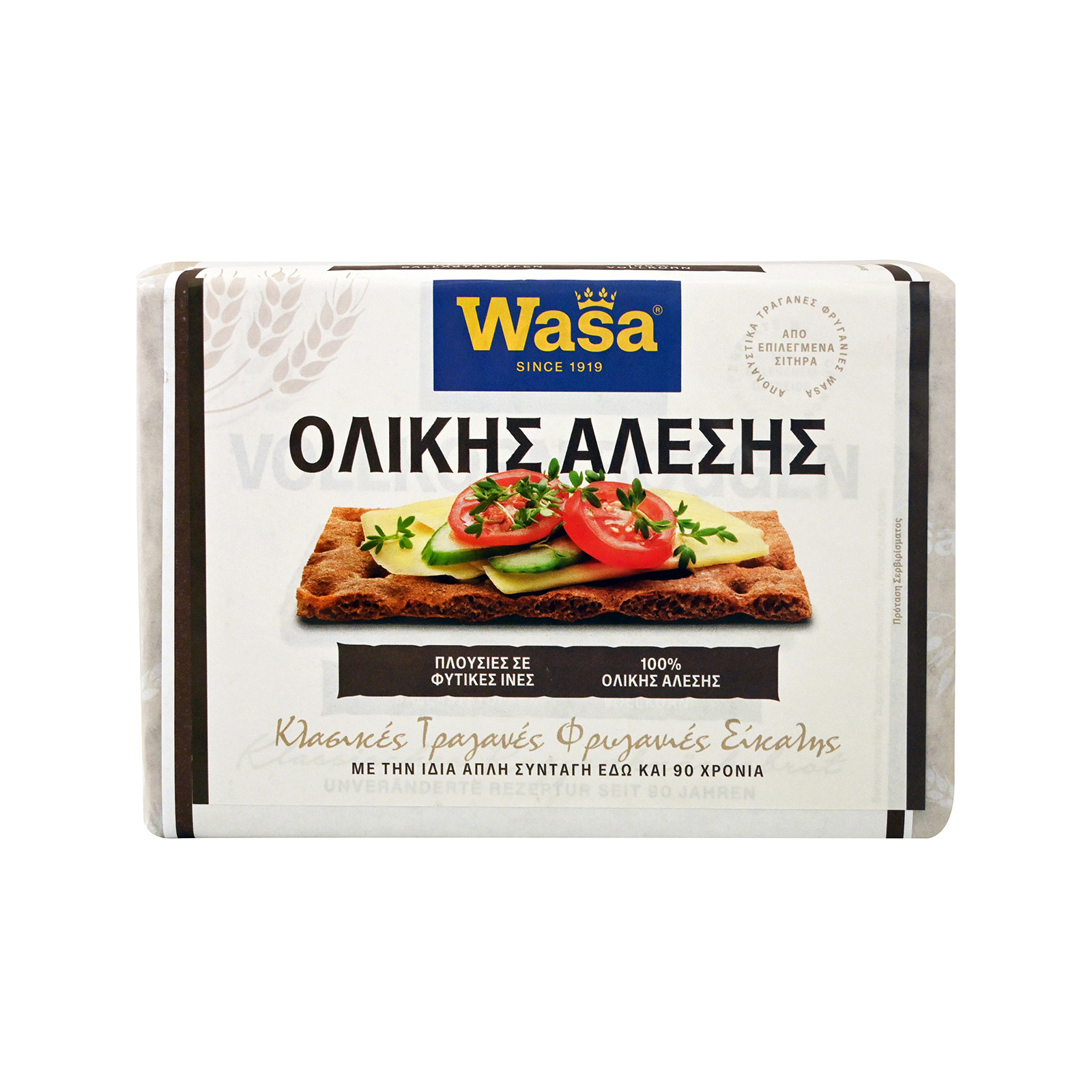 Wasa φρυγανιές ολικής αλέσεως 260g εικόνα 1