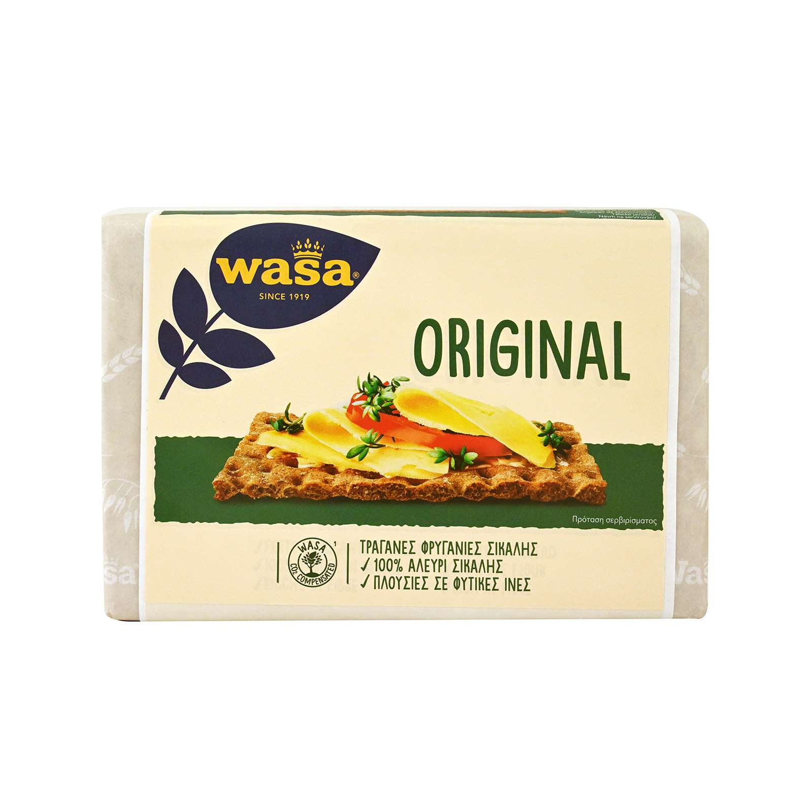Wasa φρυγανιές με σίκαλη original 275g εικόνα 1