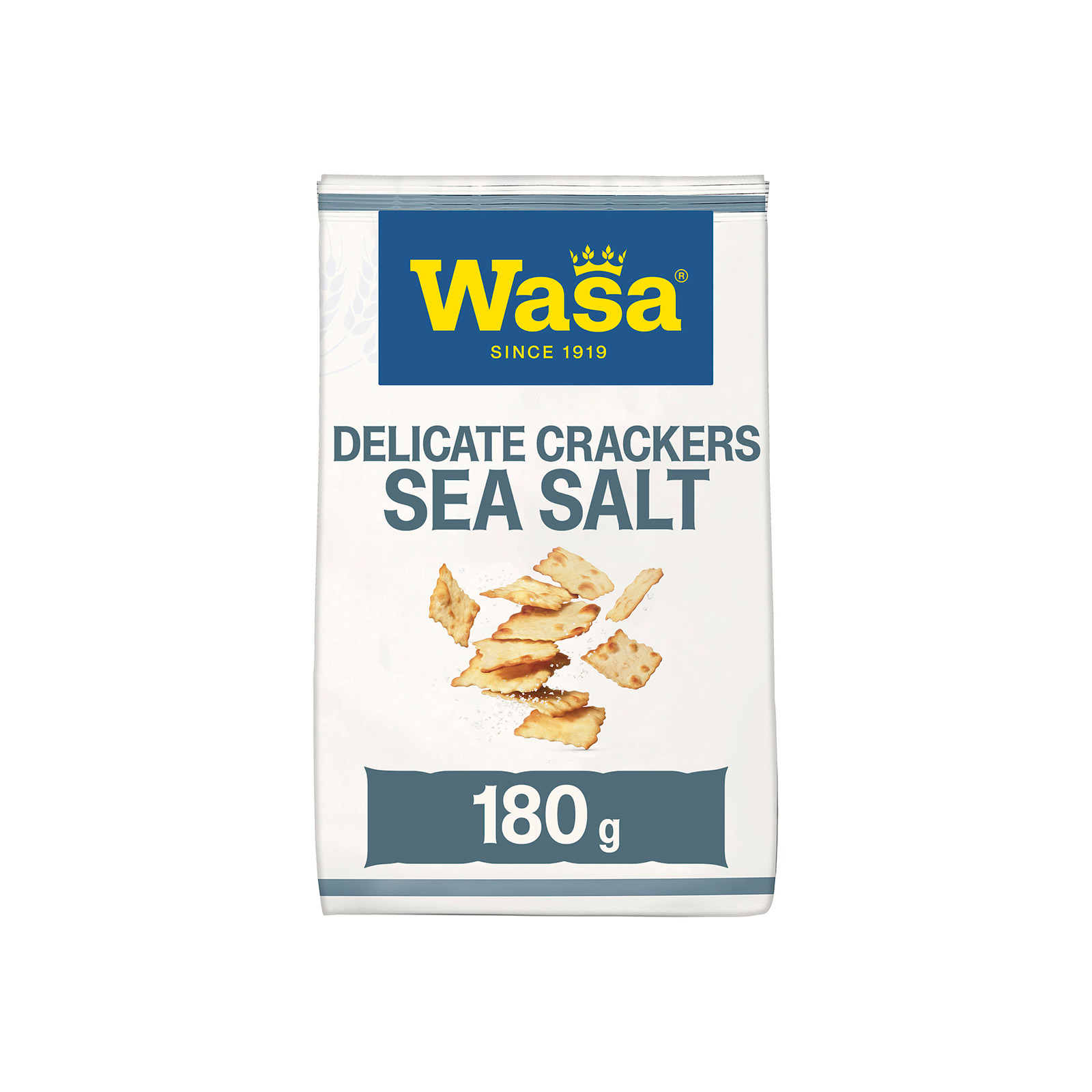 Wasa Delicate crackers κράκερ sea salt/extra thin 180g εικόνα 1