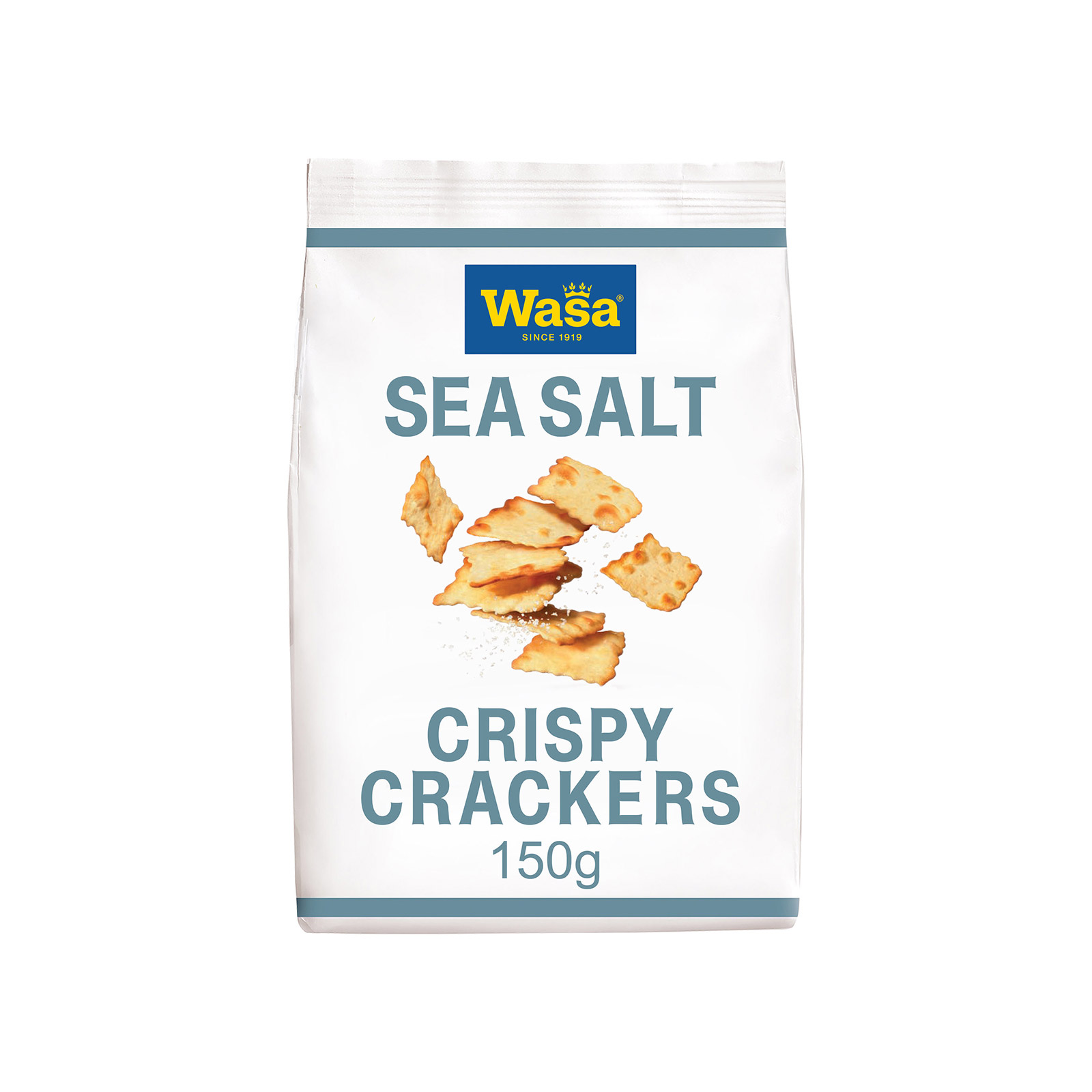 Wasa Crispy κράκερ sea salt 150g εικόνα 1