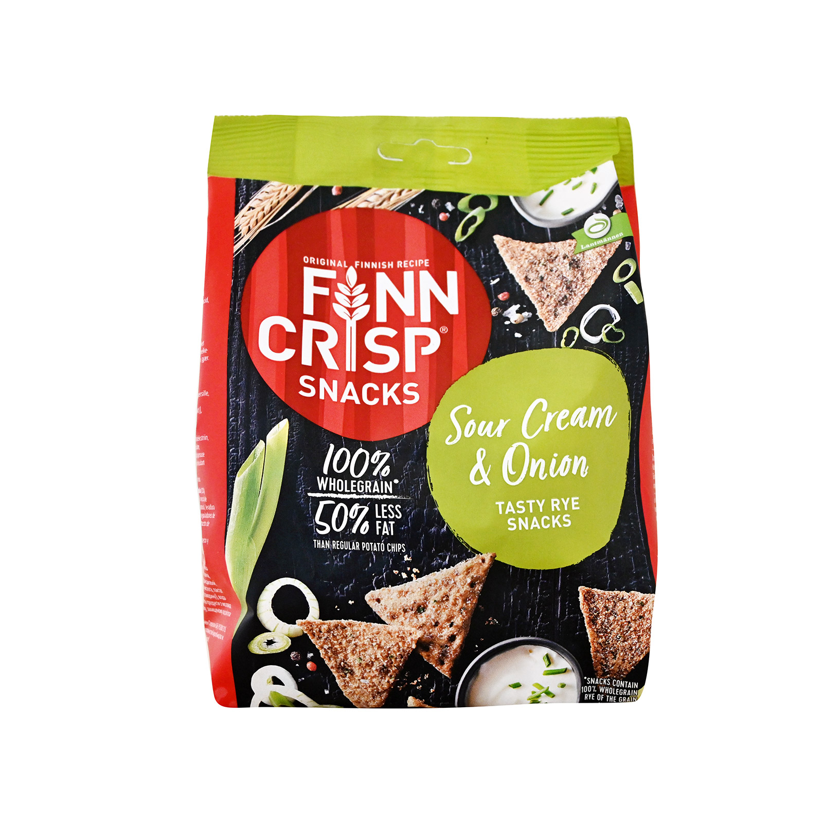 Finn Crisp σνακ sour cream & onion 150g εικόνα 1