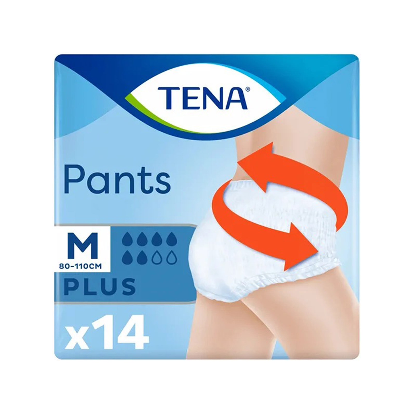 Tena Pants πάνες ακράτειας γυναικείες medium /80-110 cm 14τεμ εικόνα 1
