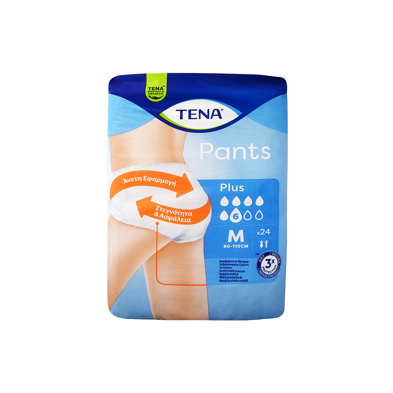 Tena εσώρουχα ακράτειας plus - medium 24τεμ εικόνα 1
