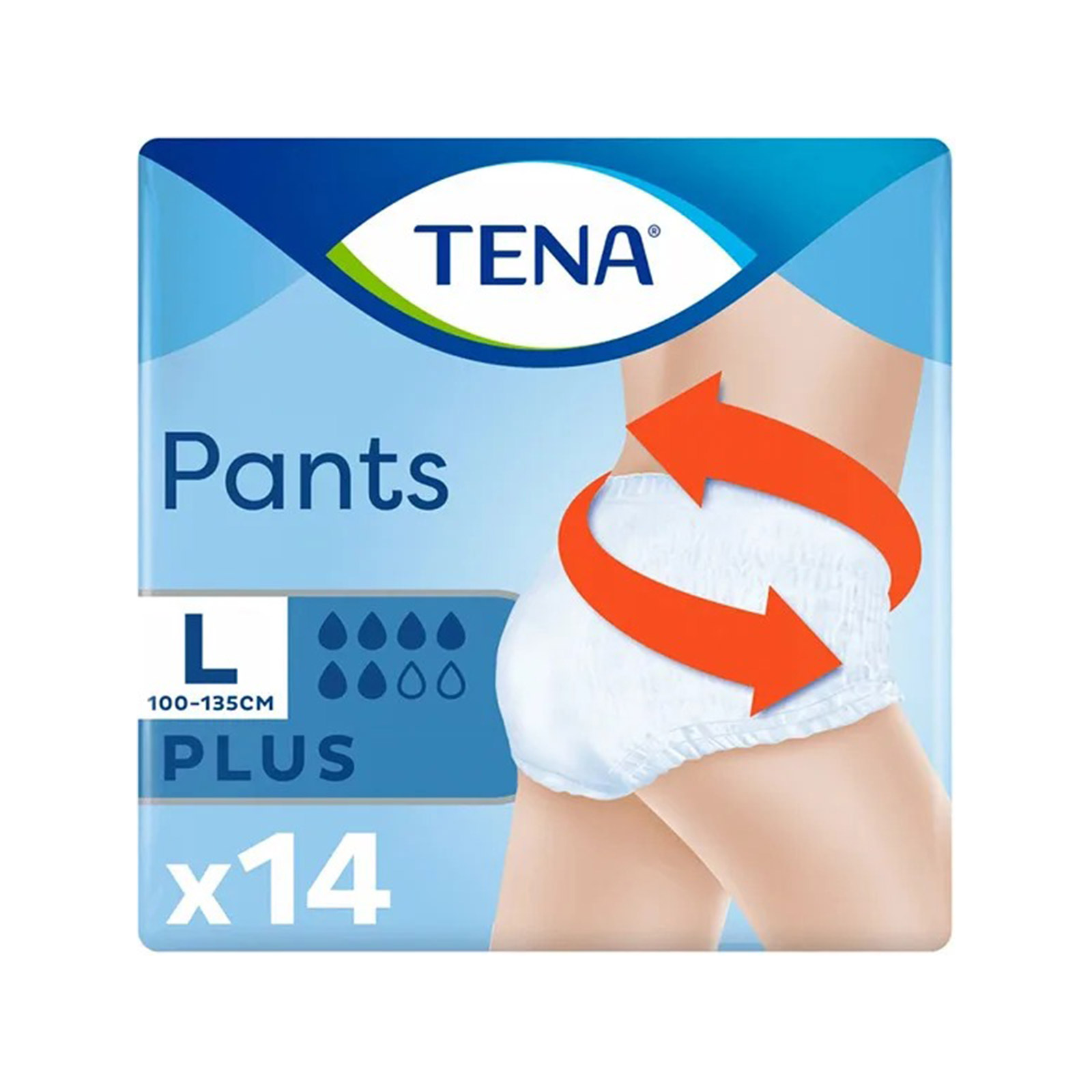Tena πάνες ακράτειας γυναικείες large / 100-135 cm 14τεμ εικόνα 1