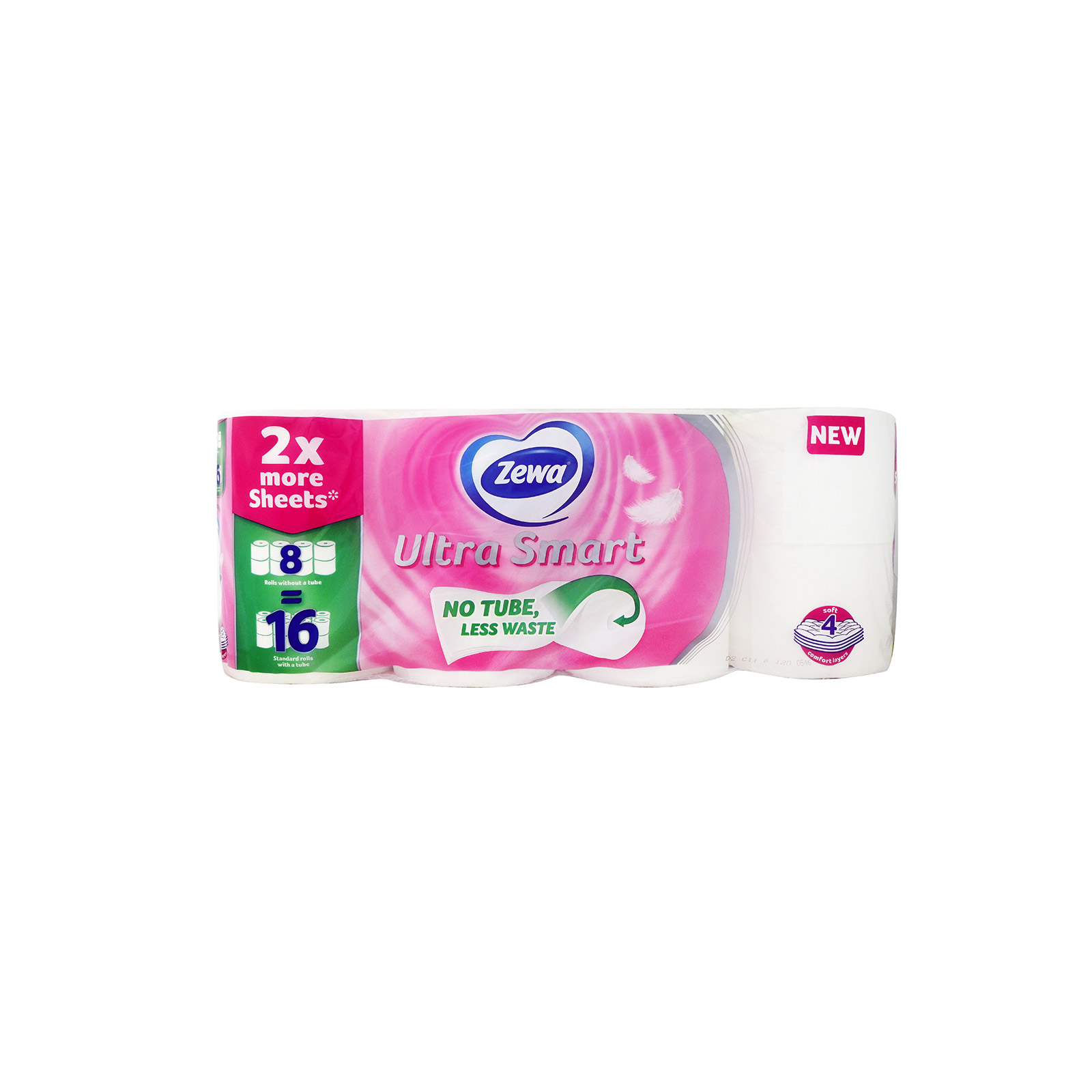 Zewa ρολό χαρτί υγείας 8 τεμαχίων 8x213g εικόνα 1