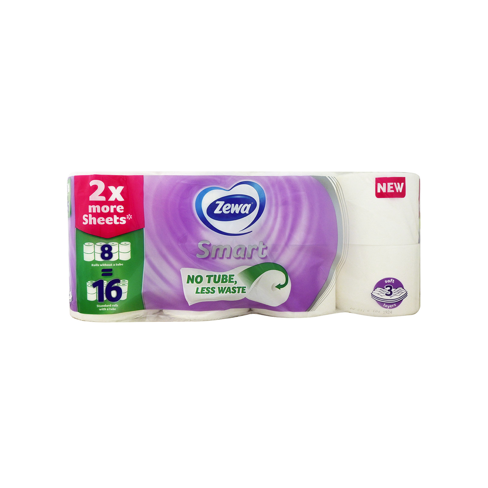 Zewa Smart toilet paper 8 rolls 8x156g image 1
