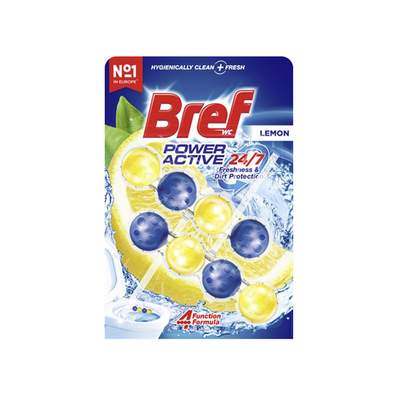 Bref Power Active block wc lemon 2x50g εικόνα 1