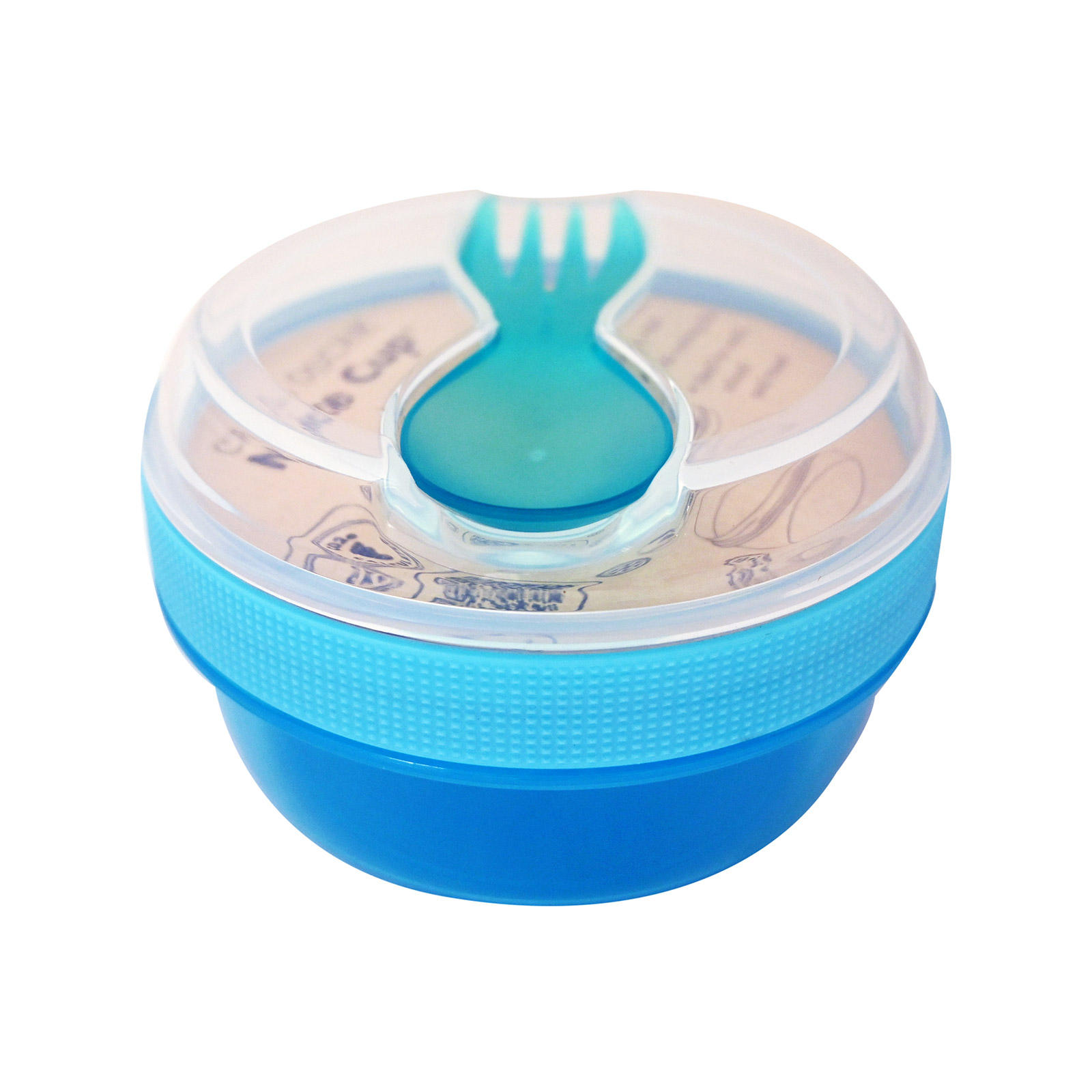 Carl Oscar N' ice cup φαγητοδοχείο με δίσκο ψύξης γαλάζιο εικόνα 1