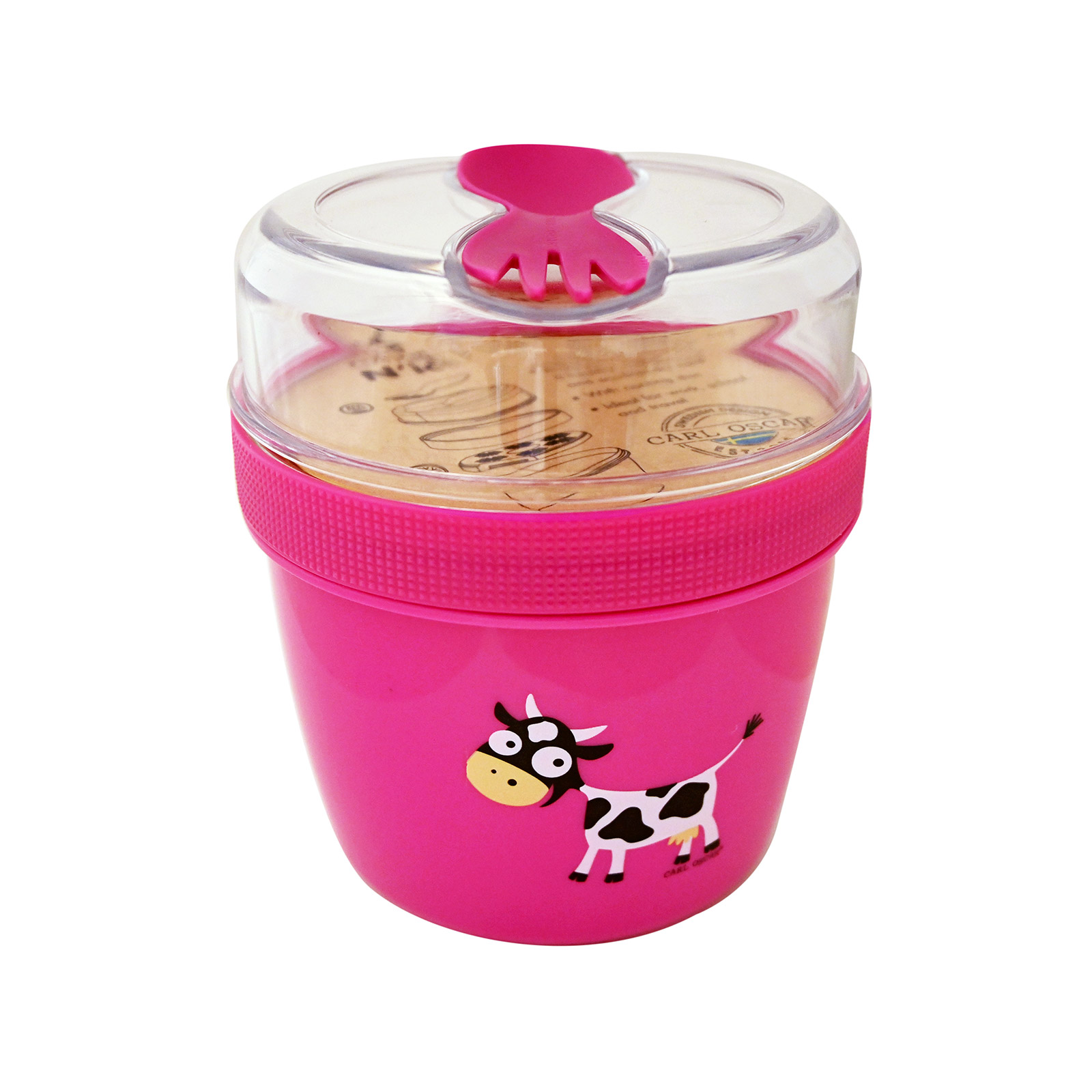 Carl Oscar φαγητοδοχείο με δίσκο ψύξης αγελάδα εικόνα 1