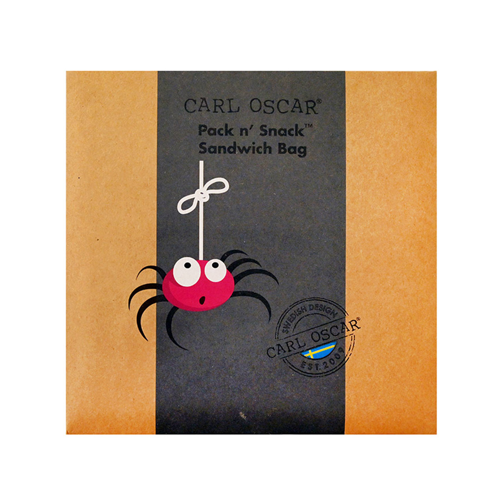 Carl Oscar Pack n' snack ισοθερμικό τσαντάκι για σάντουιτς γκρι εικόνα 1