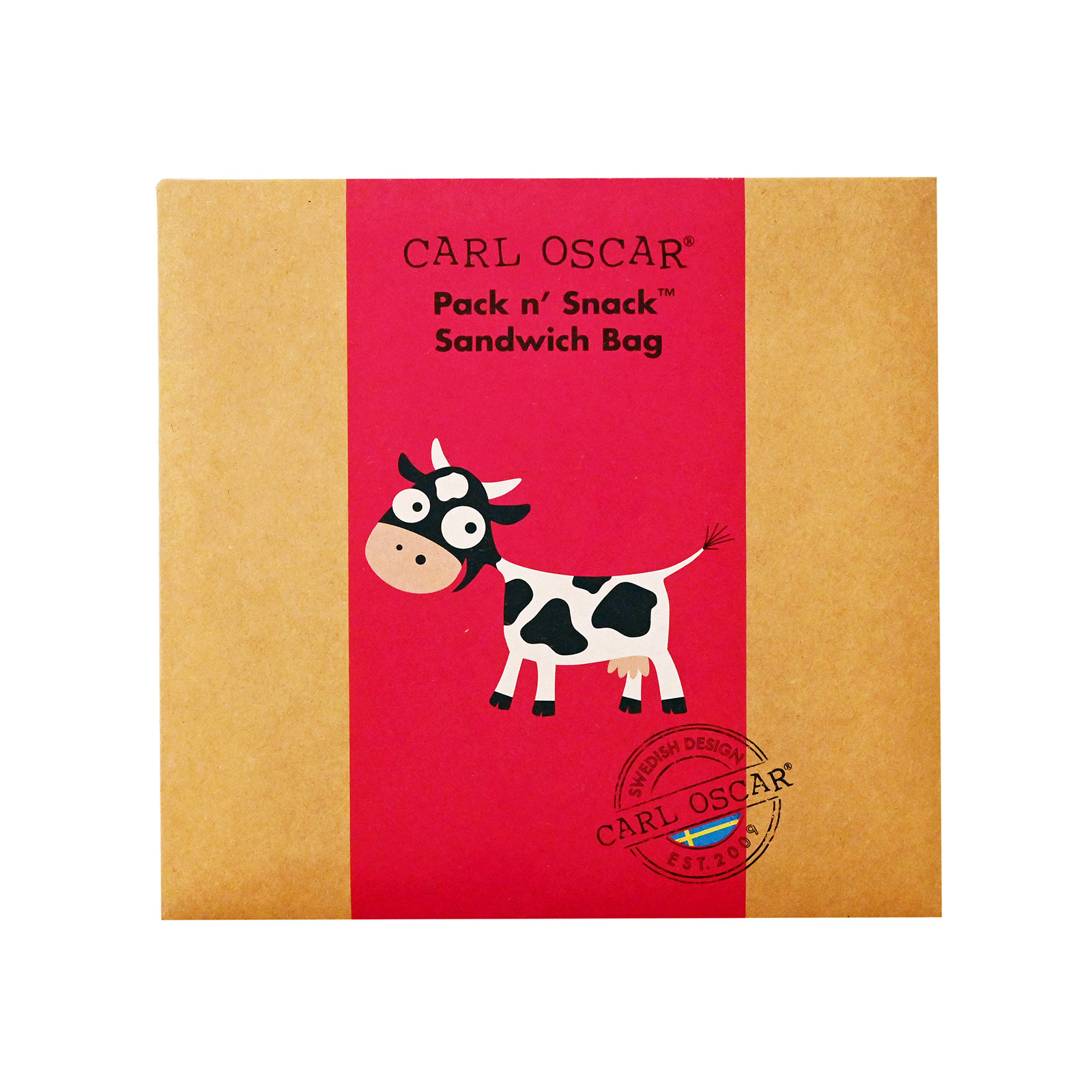 Carl Oscar Pack n' snack ισοθερμικό τσαντάκι για σάντουιτς γκρι εικόνα 1