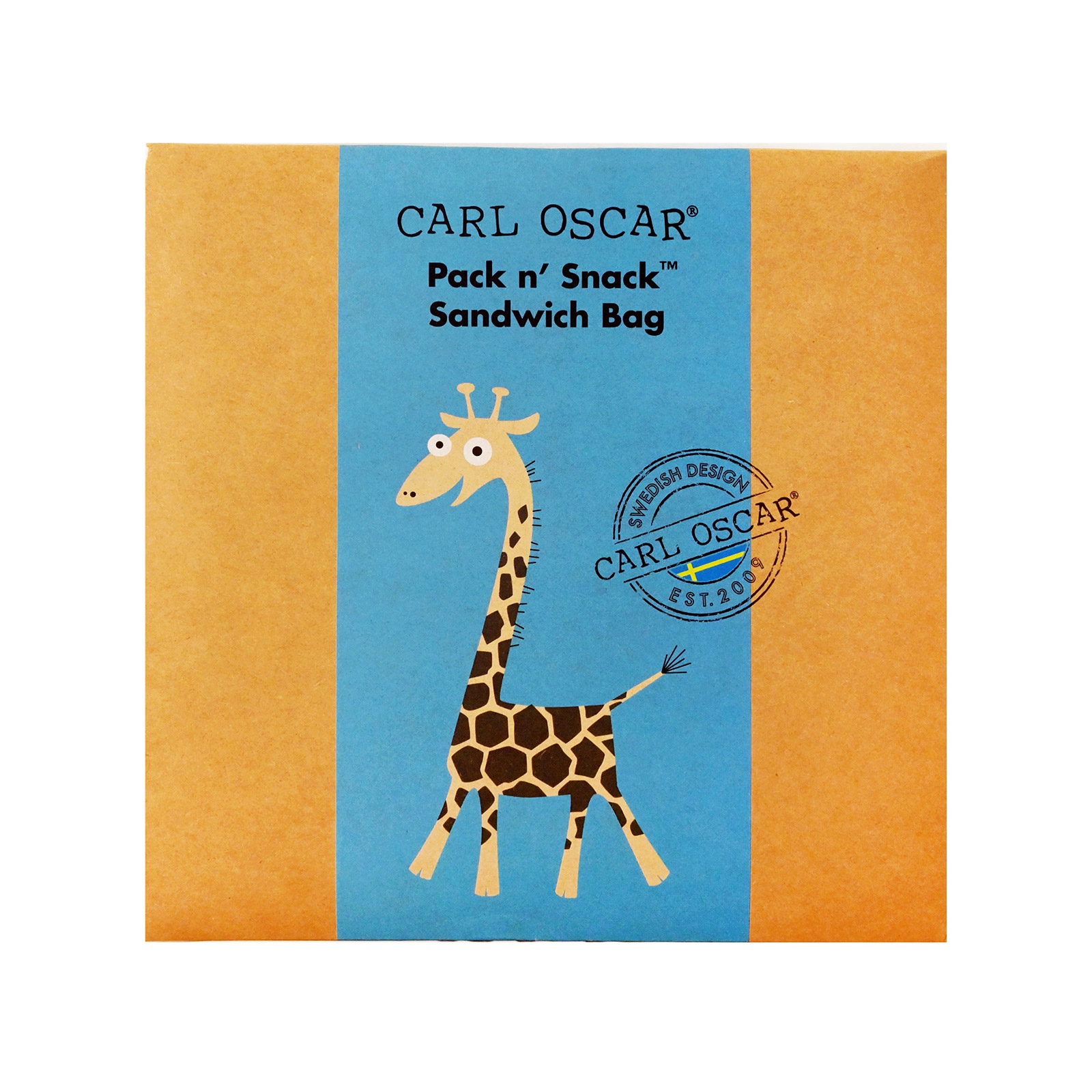 Carl Oscar Pack n' snack ισοθερμικό τσαντάκι για σάντουιτς γαλάζιο εικόνα 1