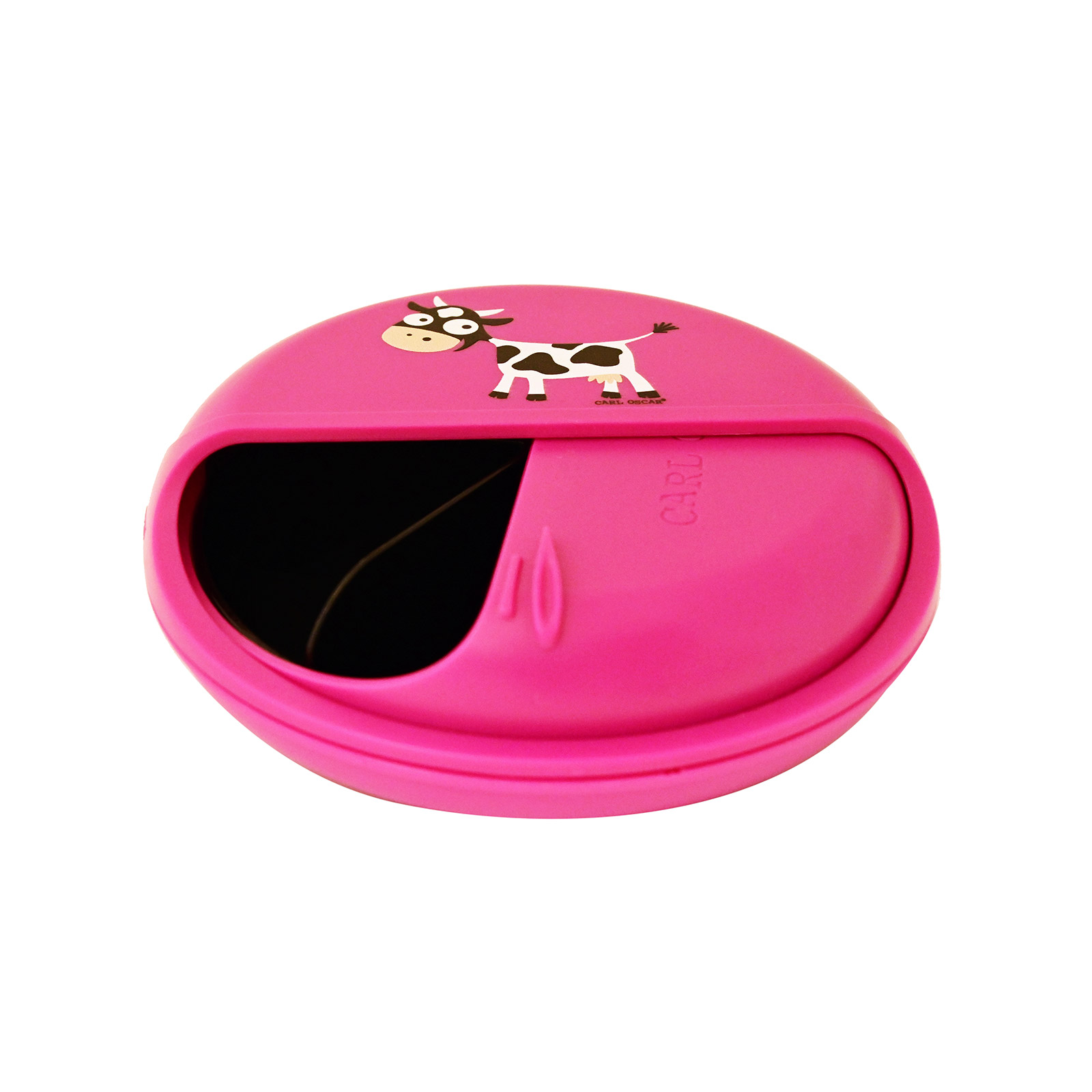 Carl Oscar φαγητοδοχείο με θήκες στρογγυλό, ροζ εικόνα 1