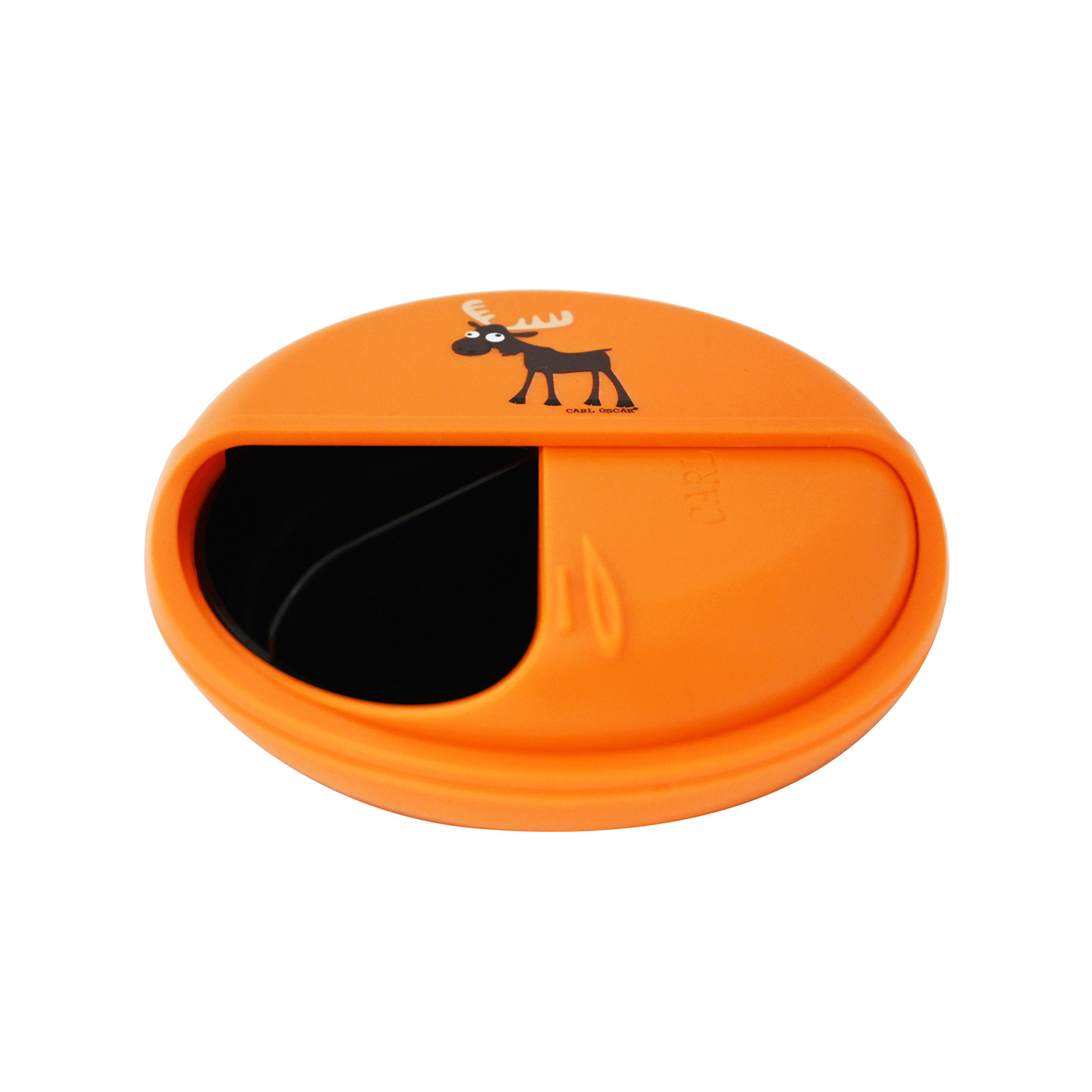 Carl Oscar φαγητοδοχείο με θήκες στρογγυλό, γκρι εικόνα 1