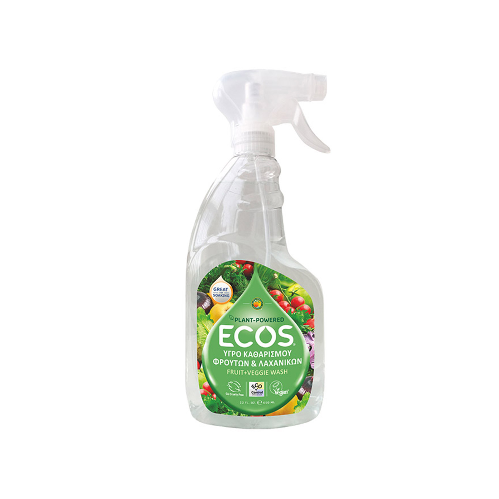 Ecos fruit & vegetable cleaner 650lt image 1