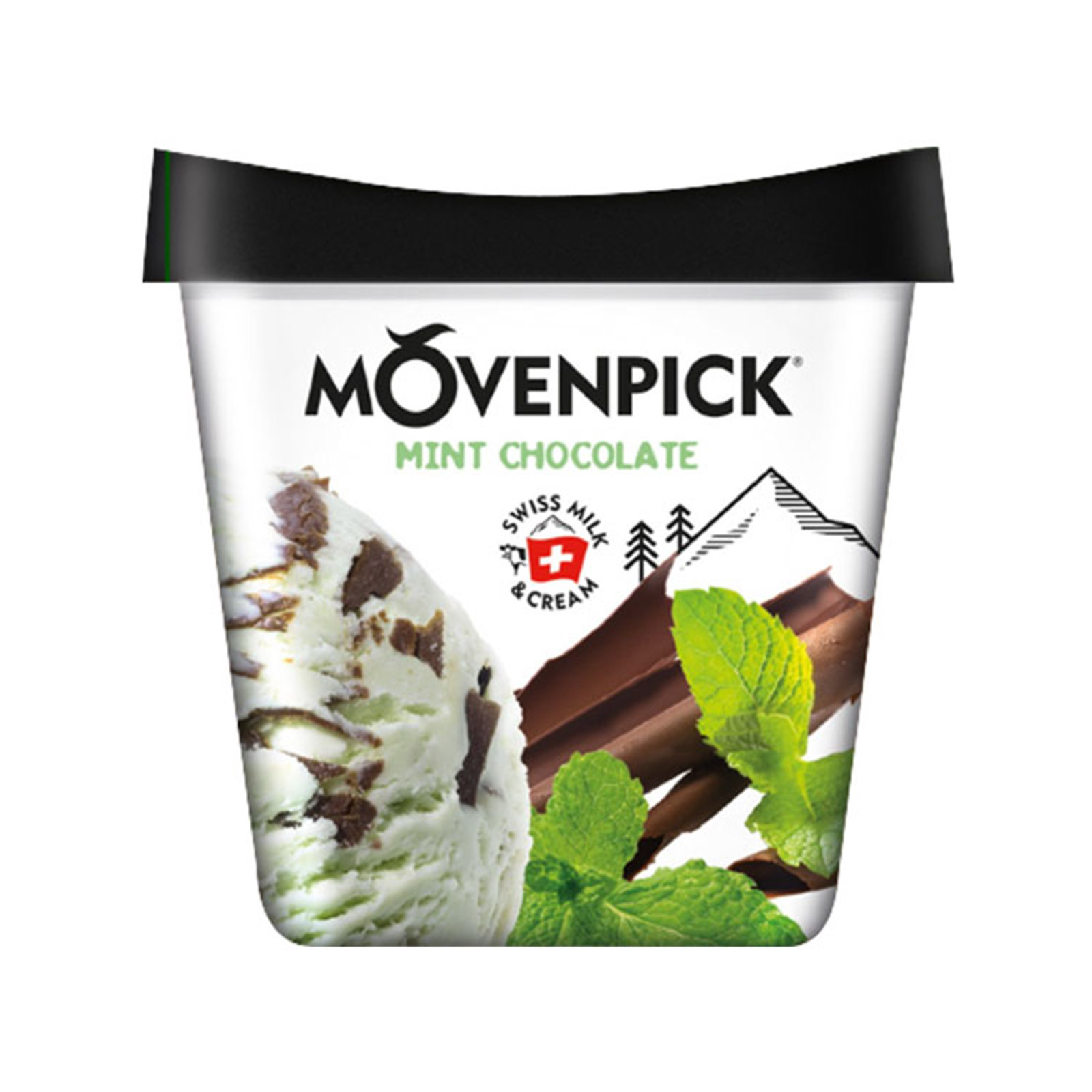 Movenpick παγωτό οικογενειακό mint chocolate 500ml εικόνα 1