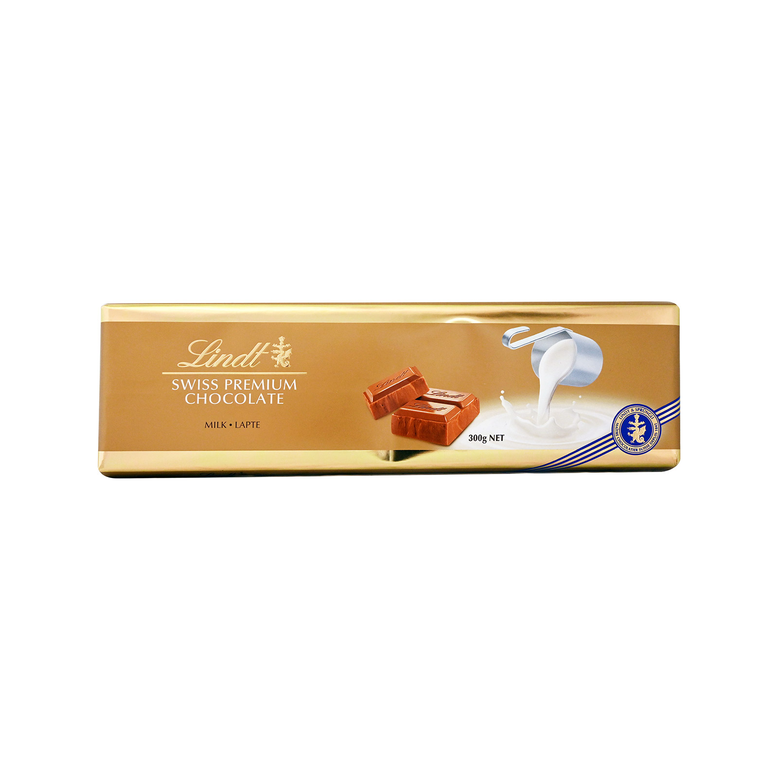 Lindt Swiss premium σοκολάτα γάλακτος gold 300g εικόνα 1
