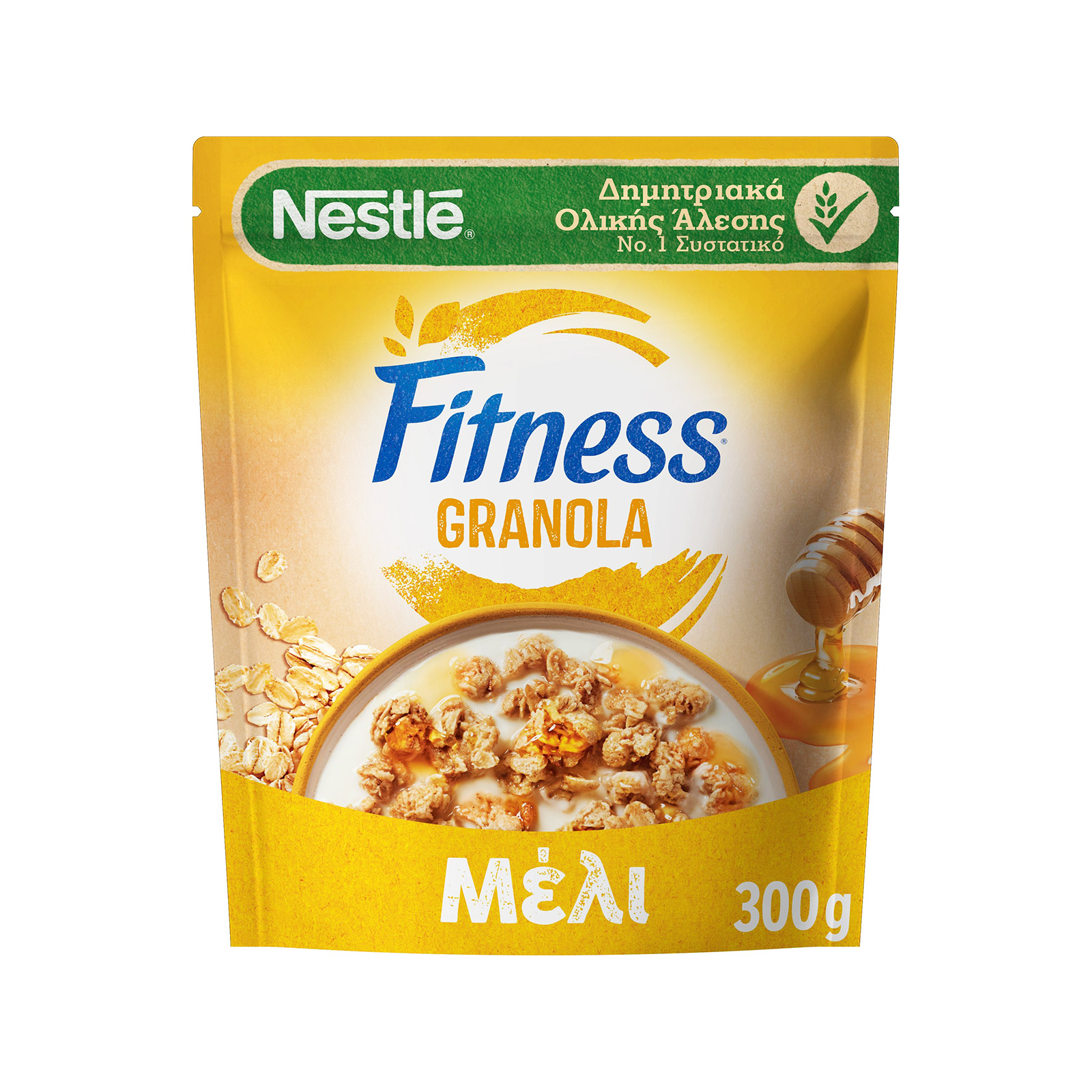 Fitness Granola δημητριακά ολικής άλεσης μέλι 300g εικόνα 1